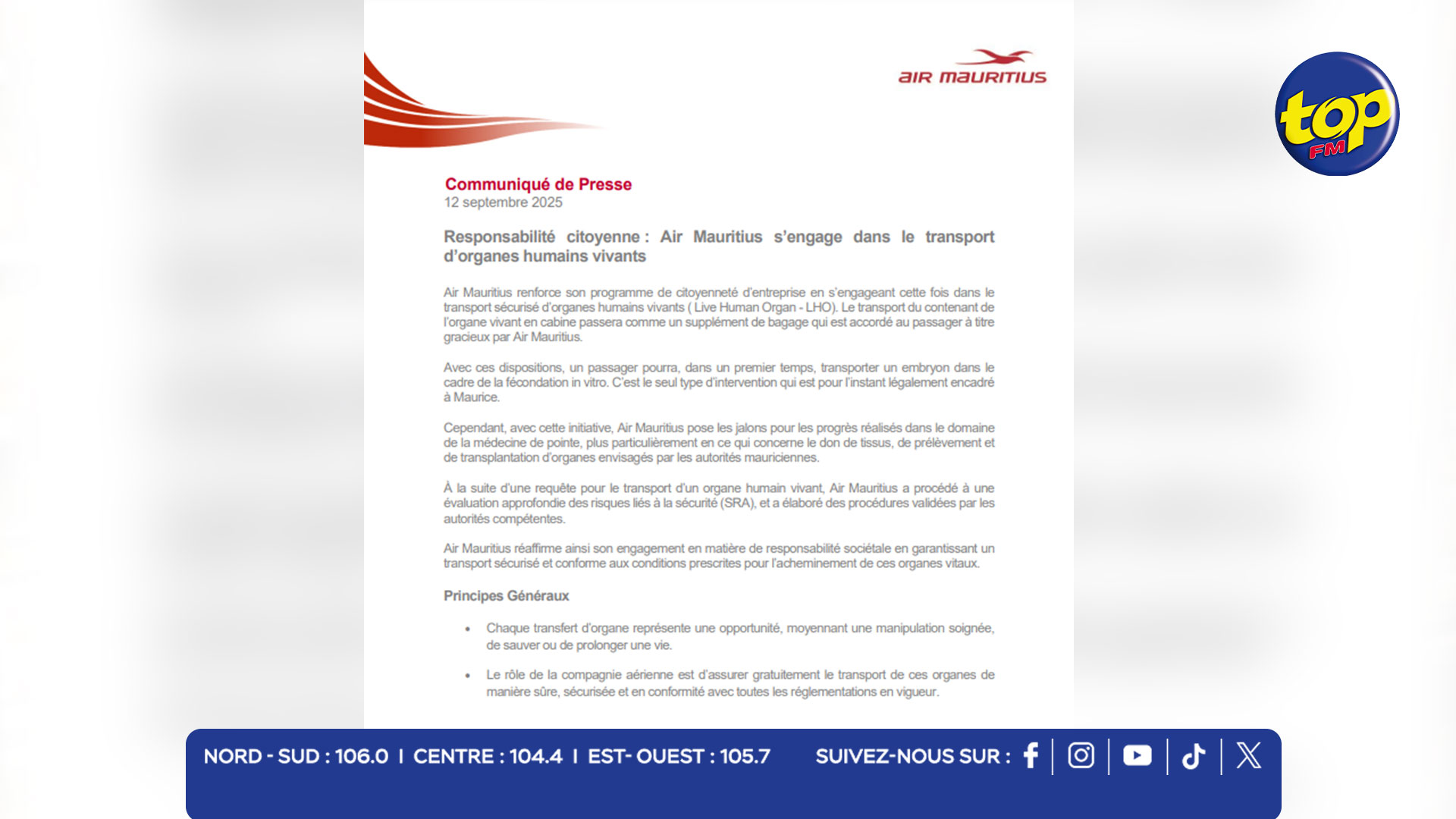 AIR MAURITIUS AIR MAURITIUS