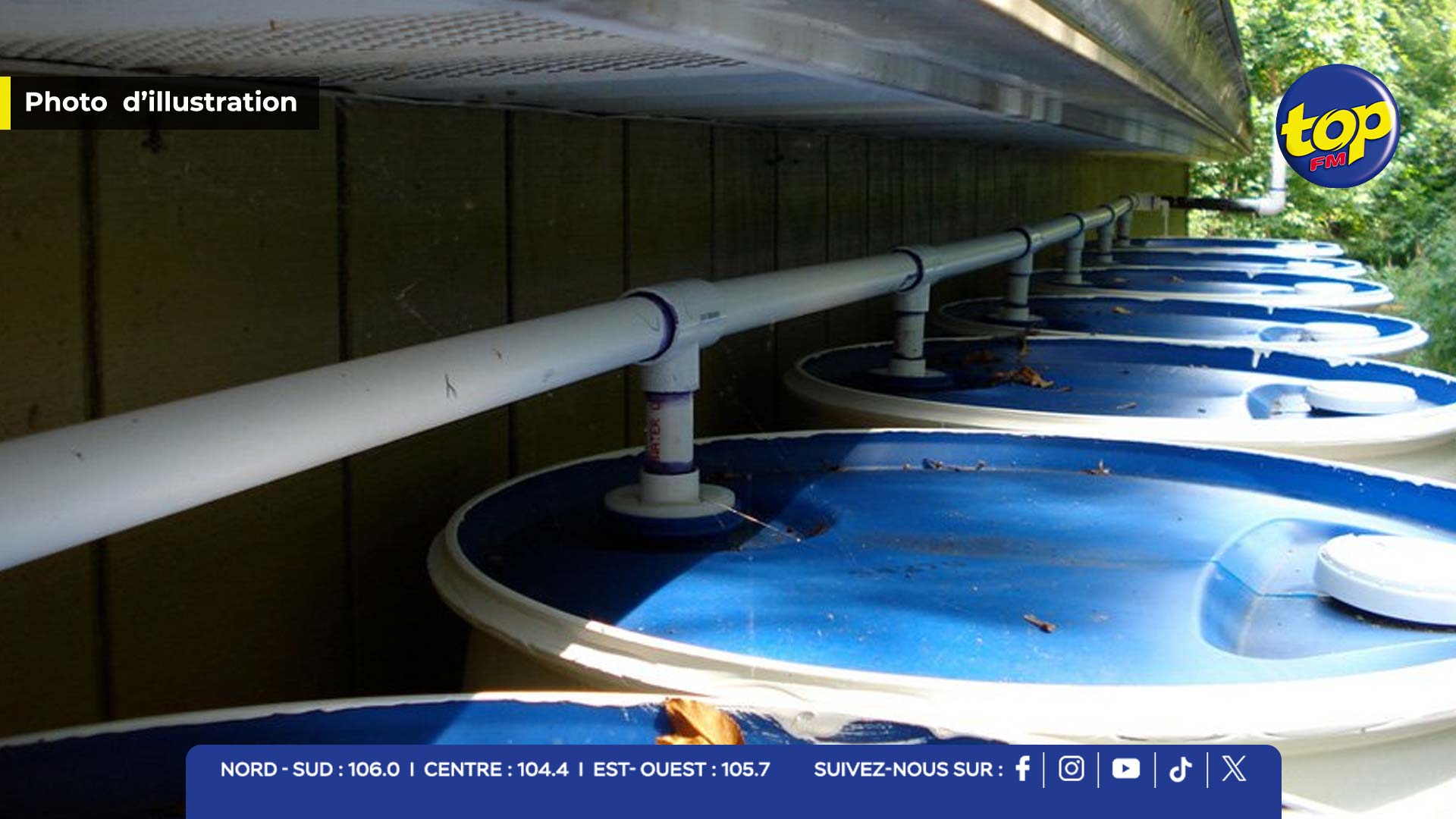 Collecte des eaux de pluie