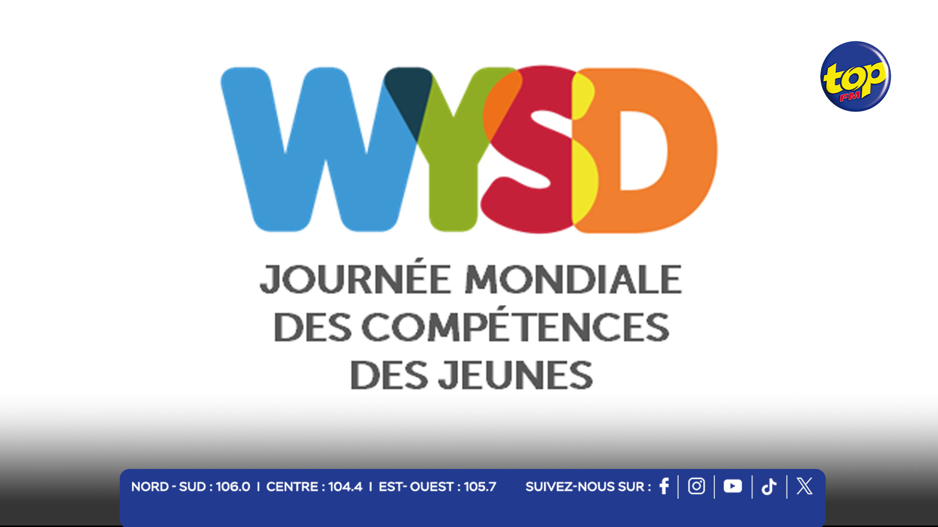Journée mondiale des compétences des jeunes Journée mondiale des compétences des jeunes