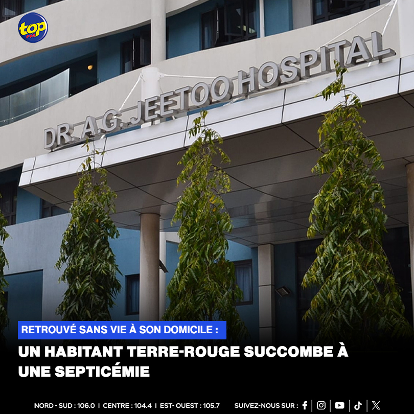 𝗨𝗻 𝗵𝗮𝗯𝗶𝘁𝗮𝗻𝘁 𝗧𝗲𝗿𝗿𝗲-𝗥𝗼𝘂𝗴𝗲 𝘀𝘂𝗰𝗰𝗼𝗺𝗯𝗲 𝗮̀ 𝘂𝗻𝗲 𝘀𝗲𝗽𝘁𝗶𝗰𝗲́𝗺𝗶𝗲 𝗥𝗲𝘁𝗿𝗼𝘂𝘃𝗲́ 𝘀𝗮𝗻𝘀 𝘃𝗶𝗲 𝗮̀ 𝘀𝗼𝗻 𝗱𝗼𝗺𝗶𝗰𝗶𝗹𝗲 :