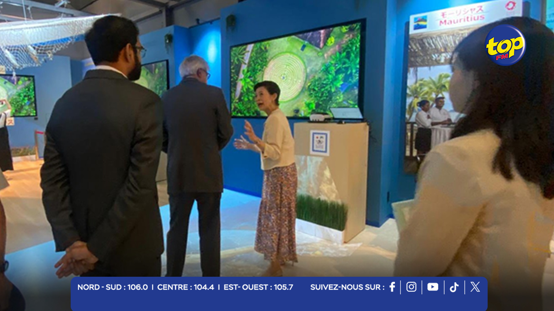 la Princesse japonaise Takamado en visite au Pavillon mauricien la Princesse japonaise Takamado en visite au Pavillon mauricien