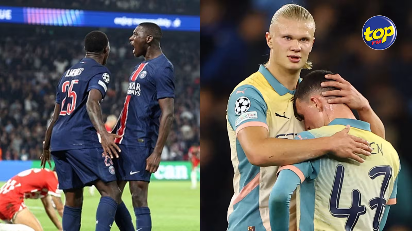 LIGUE DES CHAMPIONS - Phase de ligue, résultats saison 2024-2025