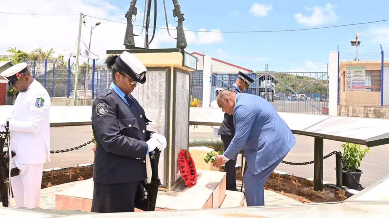 Commémoration de l’armistice à Rodrigues