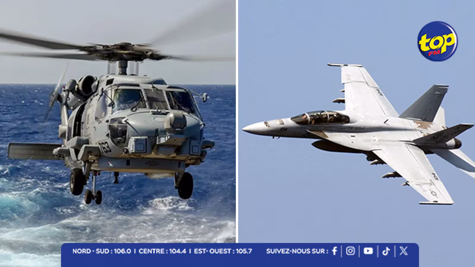 Mer de Chine méridionale : deux appareils militaires américains s’écrasent à 30 minutes d’intervalle 