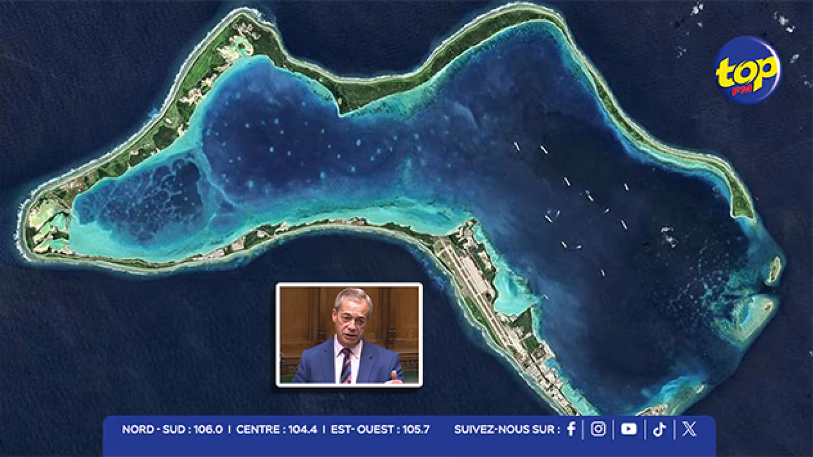 Nigel Farage : faux patriote du Brexit qui brandit les Chagos pour rallumer la flamme du populisme