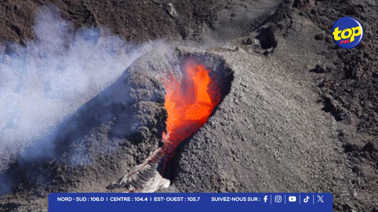 Piton de la Fournaise : un troisième épisode éruptif en cours