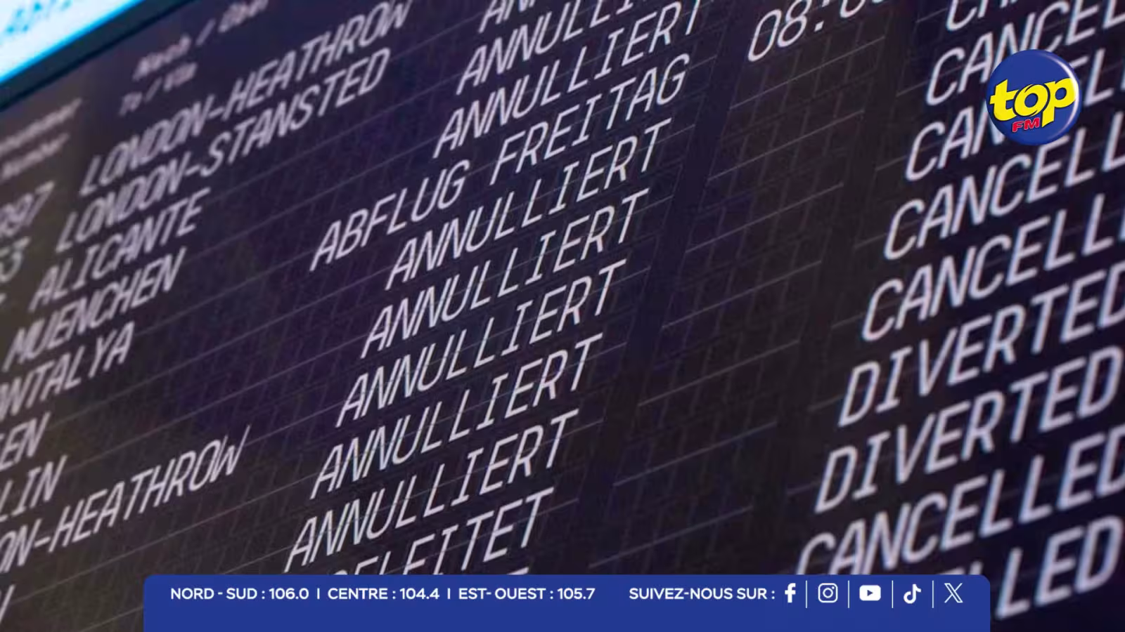 Allemagne – l’aéroport de Berlin/Brandebourg paralysé : 57 000 passagers bloqués par une grève