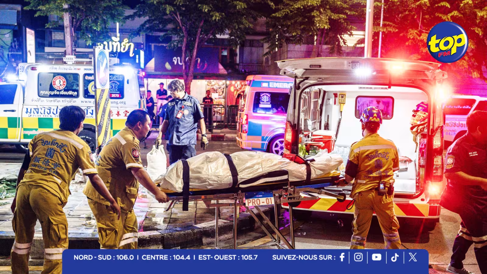 Bangkok : au moins 27 morts dans l'incendie d'un bar