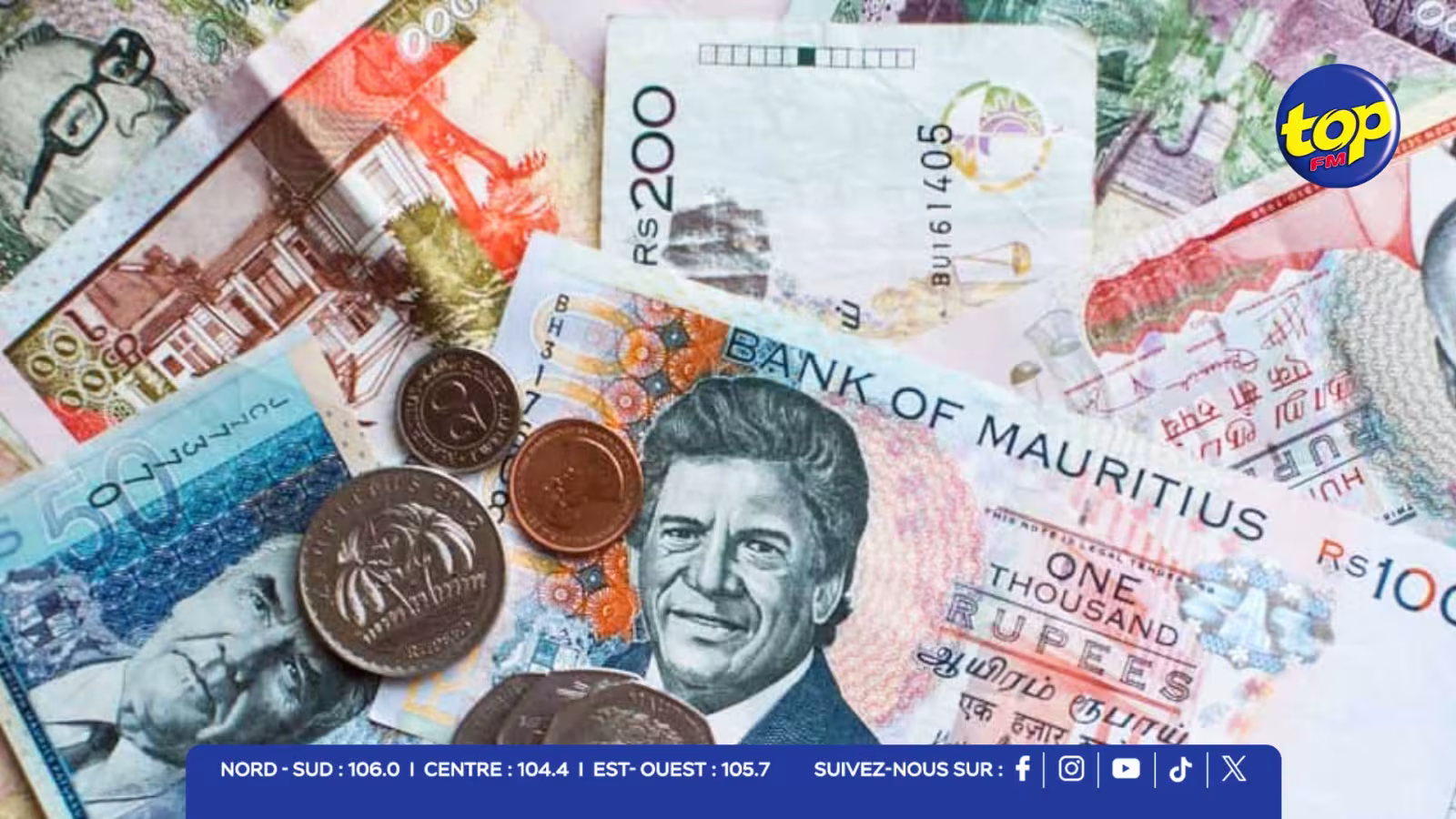 Roupie mauricienne : une baisse de 12,65 % face à l’euro entre janvier 2025 et janvier 2026