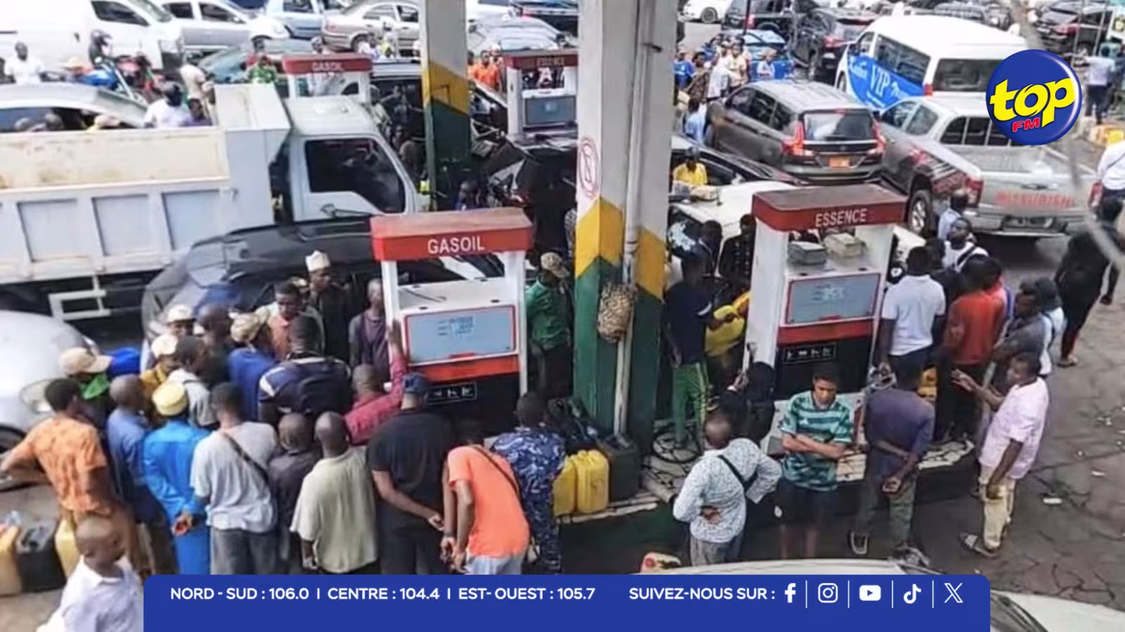 Comores : ruée vers les stations-service sur fond de craintes liées au conflit au Moyen-Orient