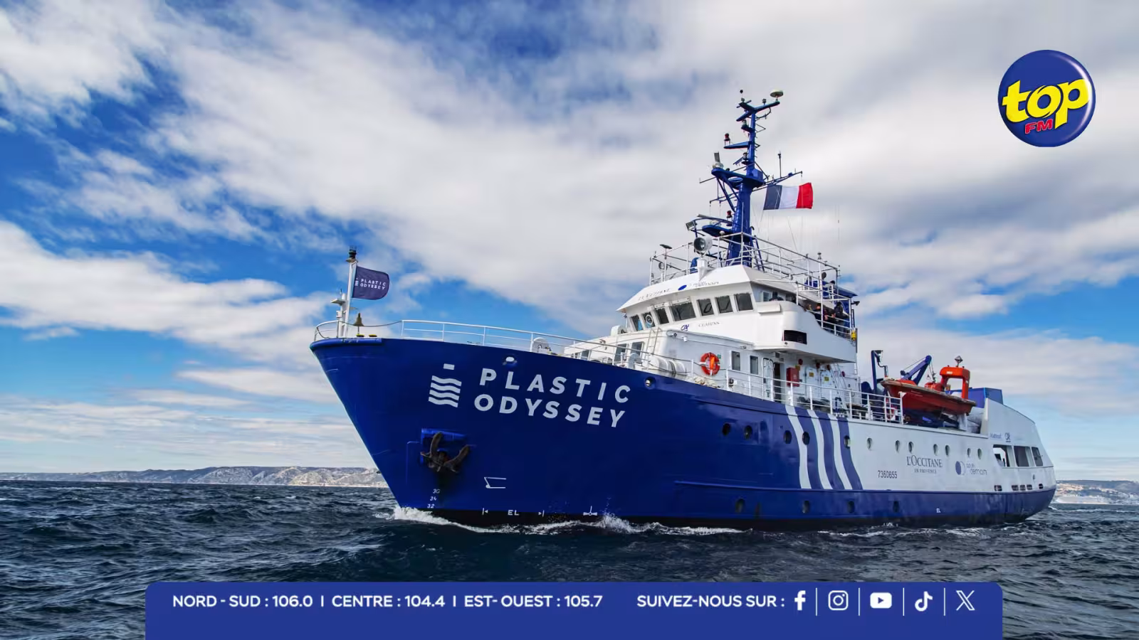Lutte contre le plastique : le navire Plastic Odyssey fait escale au Caudan Waterfront ce mercredi