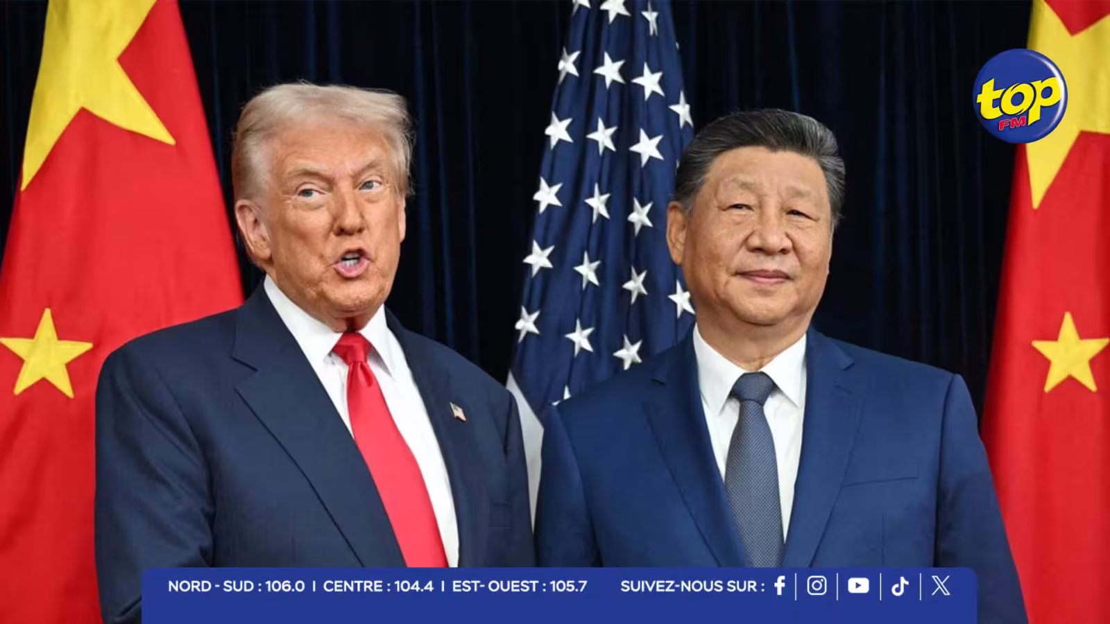 Washington – Pekin : Donald Trump à Pékin pour une rencontre décisive avec Xi Jinping sur fond de guerre en Iran et tensions commerciales
