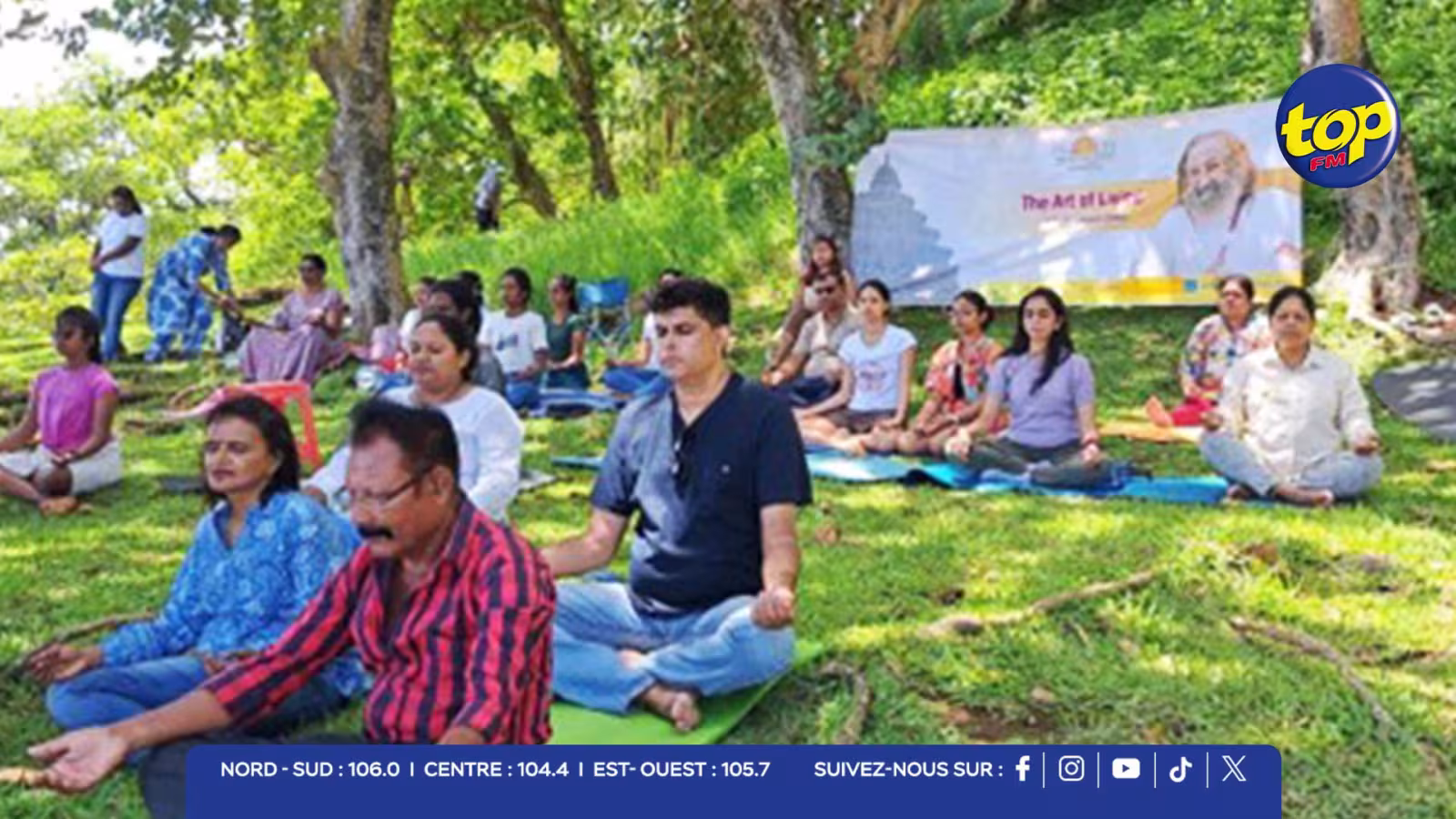 La Journée mondiale de la méditation célébrée à Maurice : Art of Living mobilise pour le bien-être et la paix intérieure