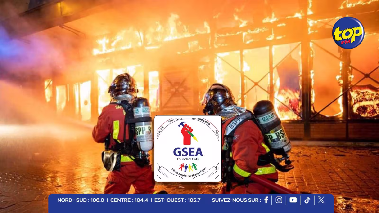 La GSEA réclame le paiement urgent des indemnités dues aux pompiers mauriciens