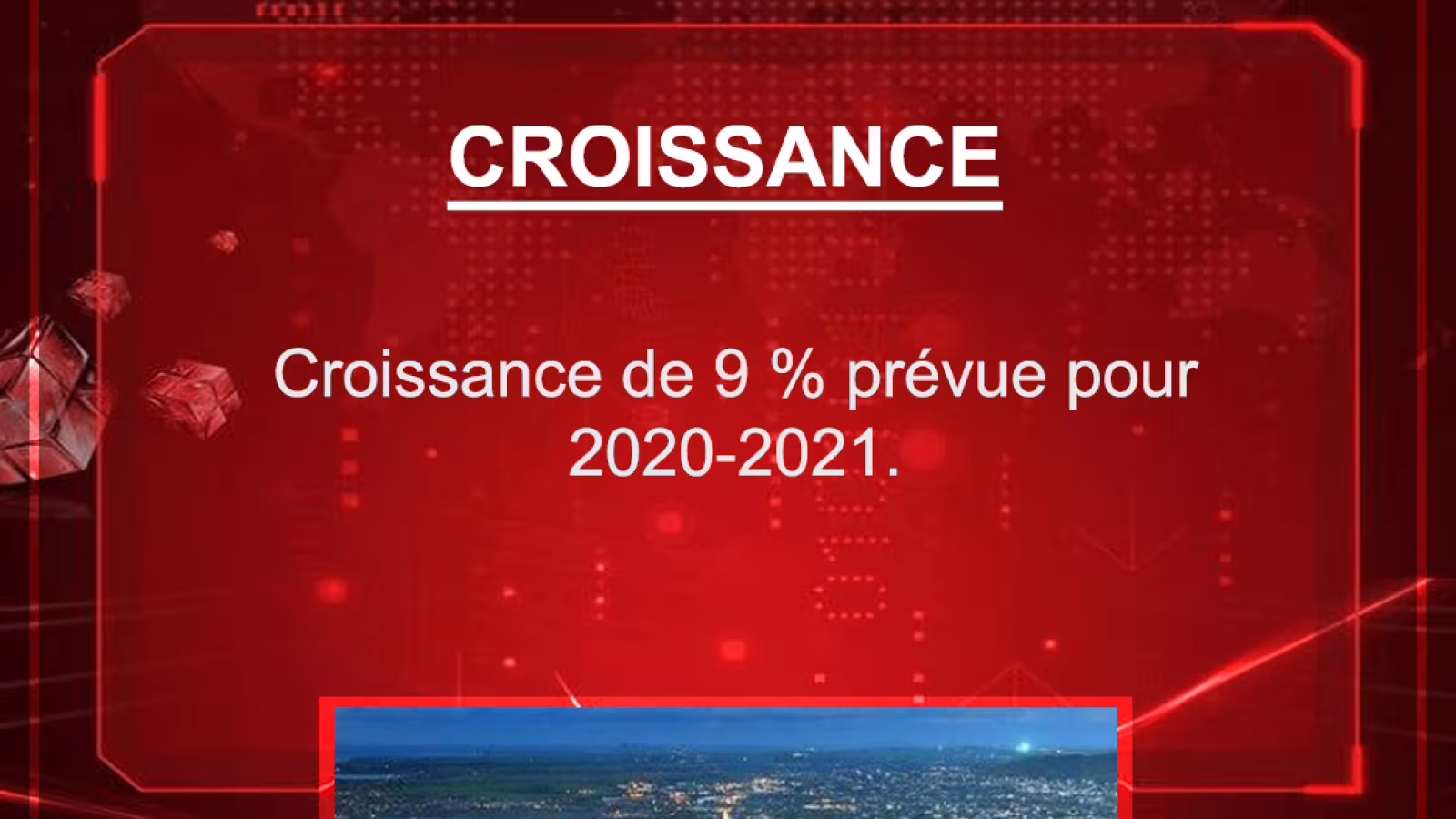 Budget 2021-2022 : Croissance de 9 % prévue pour 2020-2021