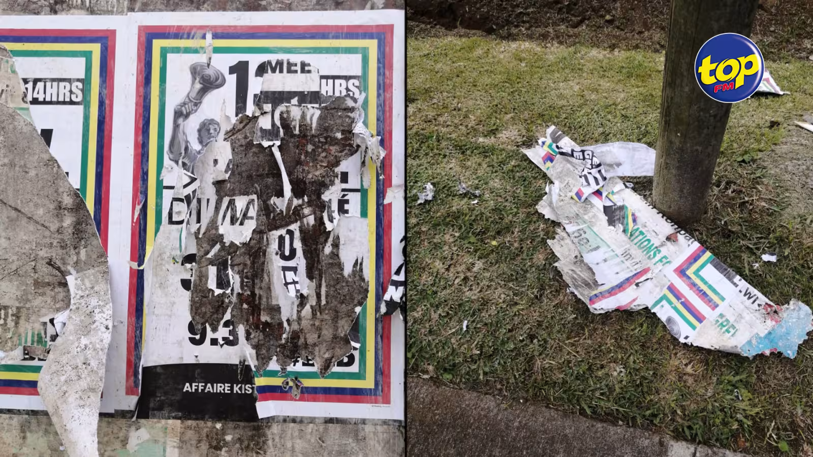 La mairie de Curepipe fait enlever les affiches et banderoles de l’Opposition :  ‘Ce ne fera qu’encourage plus de Mauriciens à participer à notre marche de samedi’ dit Arvin Boolell et Rajesh Bhagwan