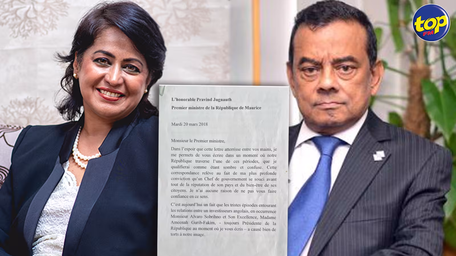 Lettre anonyme contre Ameenah Gurib Fakim en 2018 : une réaction d’Ivan Collendavelloo attendue cet après-midi au no 19