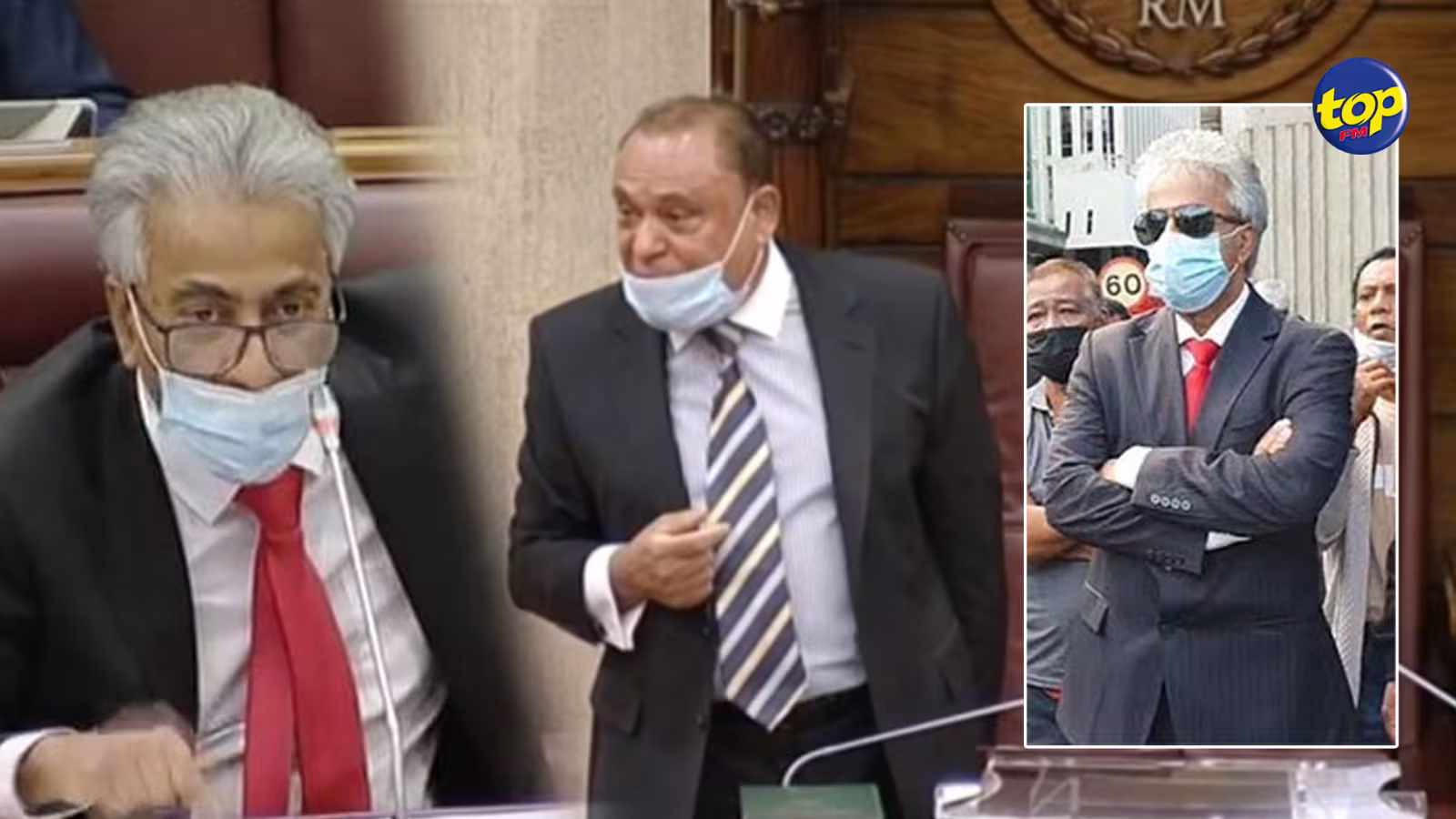 Sa suspension n’étant toujours pas levée: le deputé Arvin Boolell poursuit sa manifestation devant le Parlement ce mardi