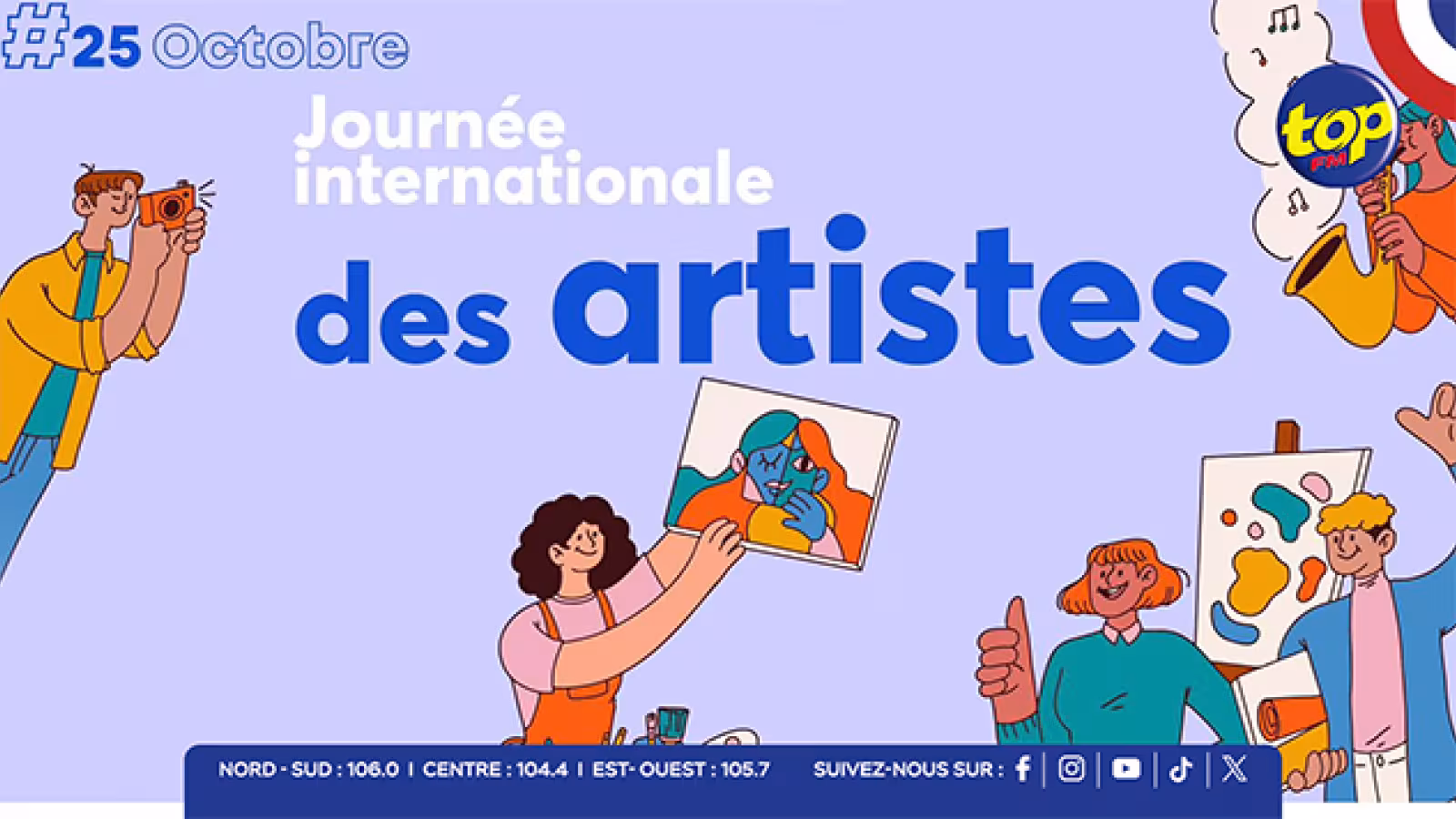 Journée internationale des artistes : reconnaissance et valorisation toujours attendues