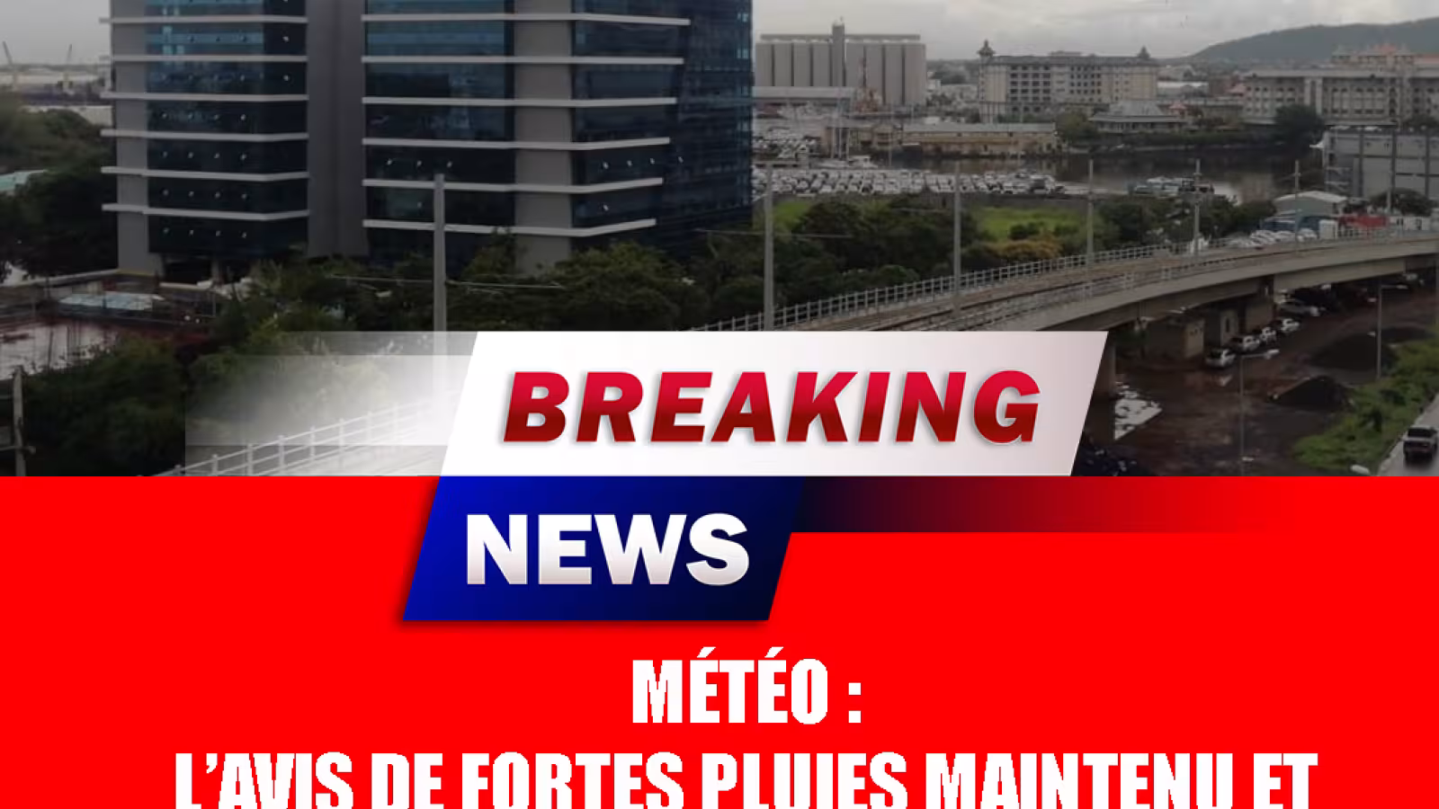 Météo : L’avis de fortes pluies maintenu, et valable jusqu’à demain matin, 4 heures