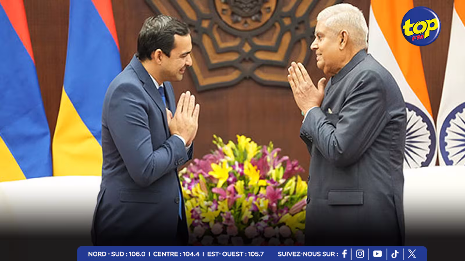 Adrien Duval en déplacement officiel en Inde :