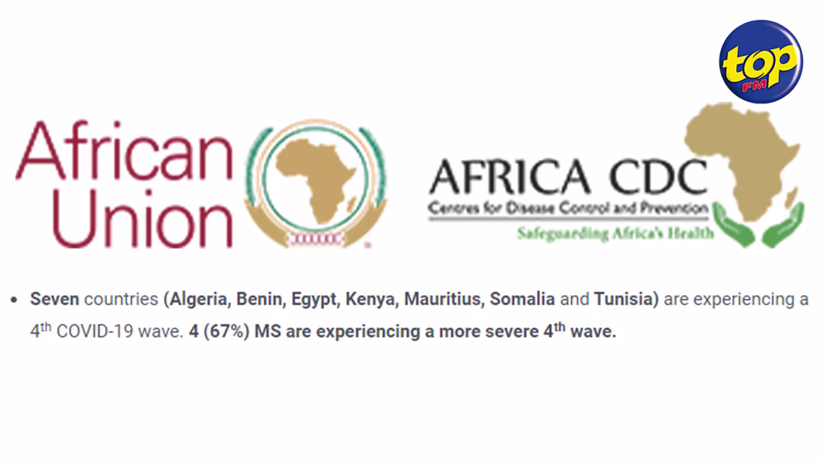 Covid-19 : L’Africa Centers for Disease Control and Prevention évoque une 4e vague de la pandémie à Maurice