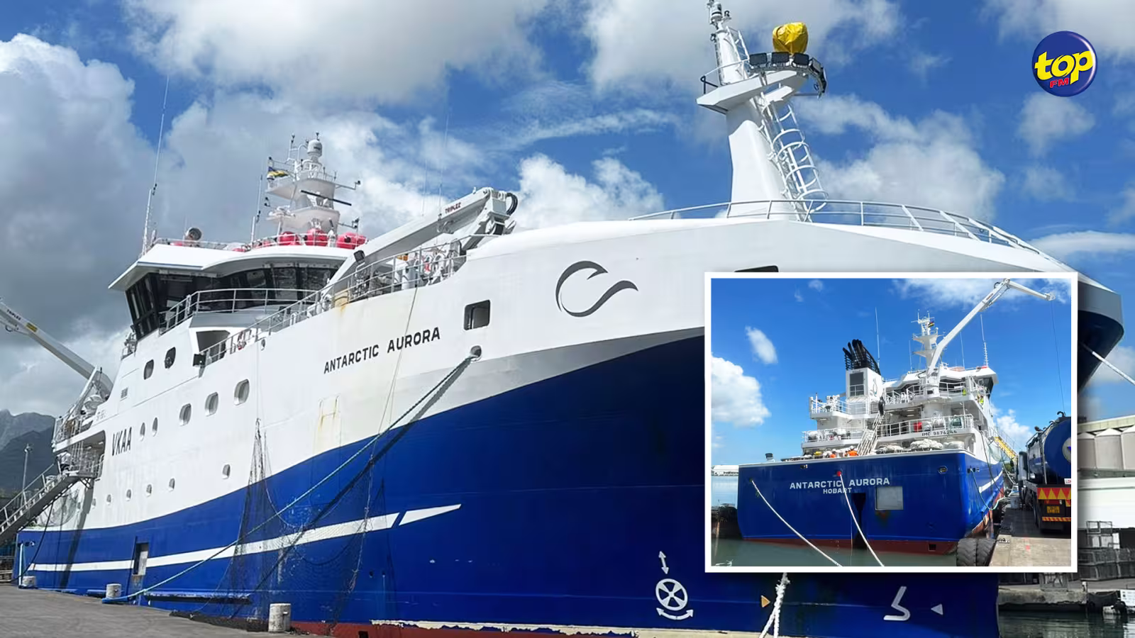 Le capitaine risque une forte amende : Le navire de pêche Antartic Aurora serait entré de manière illégale dans le port