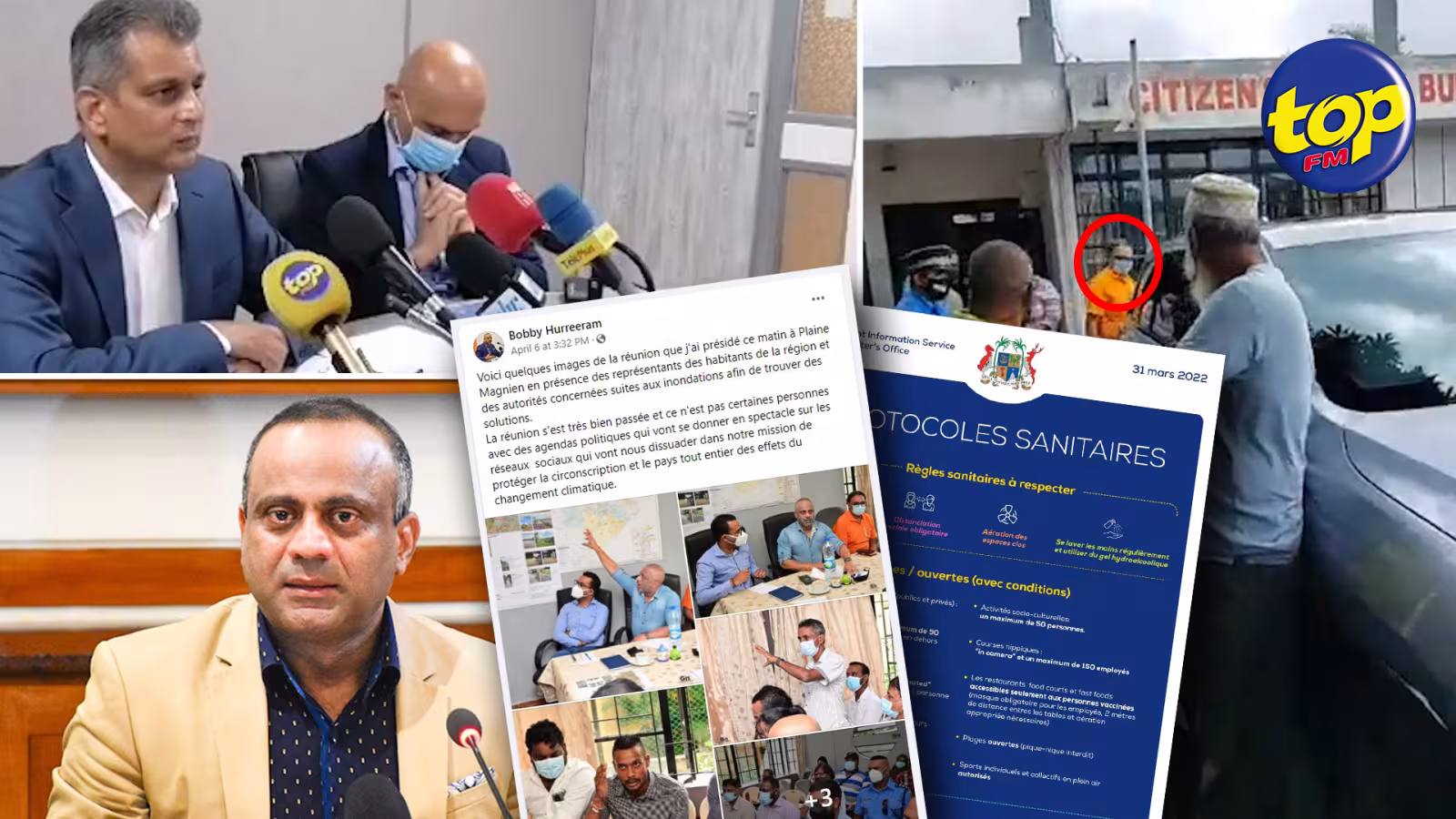 Réunion à Plaine Magnien : selon le protocole sanitaire, les activités dans les bureaux CAB sont interdites ; Bobby Hurreeram a-t-il enfreint la Quarantine Act ?