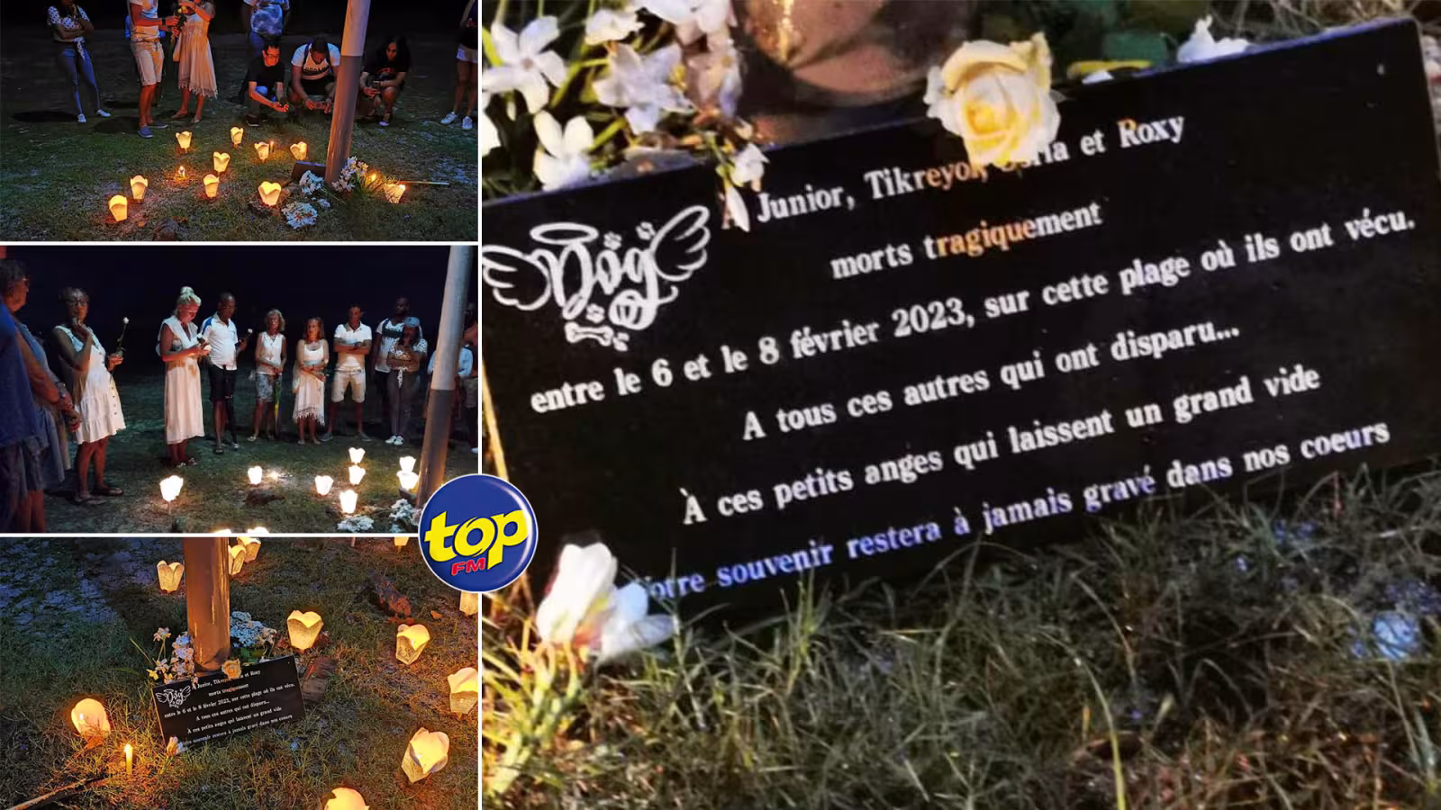 Veillée aux chandelles hier en hommage aux chiens empoisonnés sur la plage de Flic-en-Flac dimanche : « Il faut faire comprendre aux gens que ce qui se passe aujourd’hui n’est pas normal. Il faut que ça change », s’insurge Ambre, une militante des droits des animaux