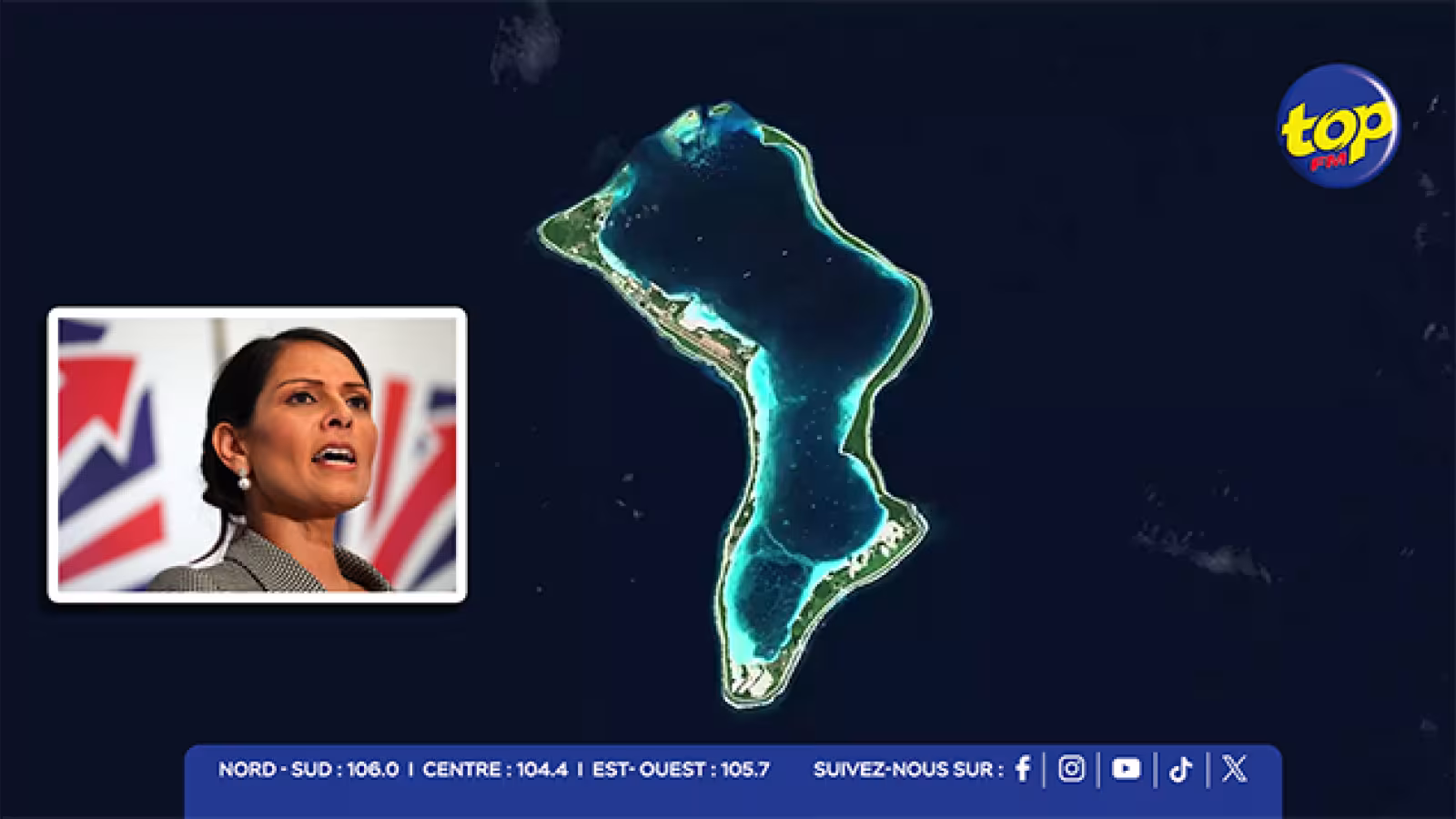 Rétrocession des Chagos à Maurice : Priti Patel alerte sur une possible ingérence mauricienne dans les consultations
