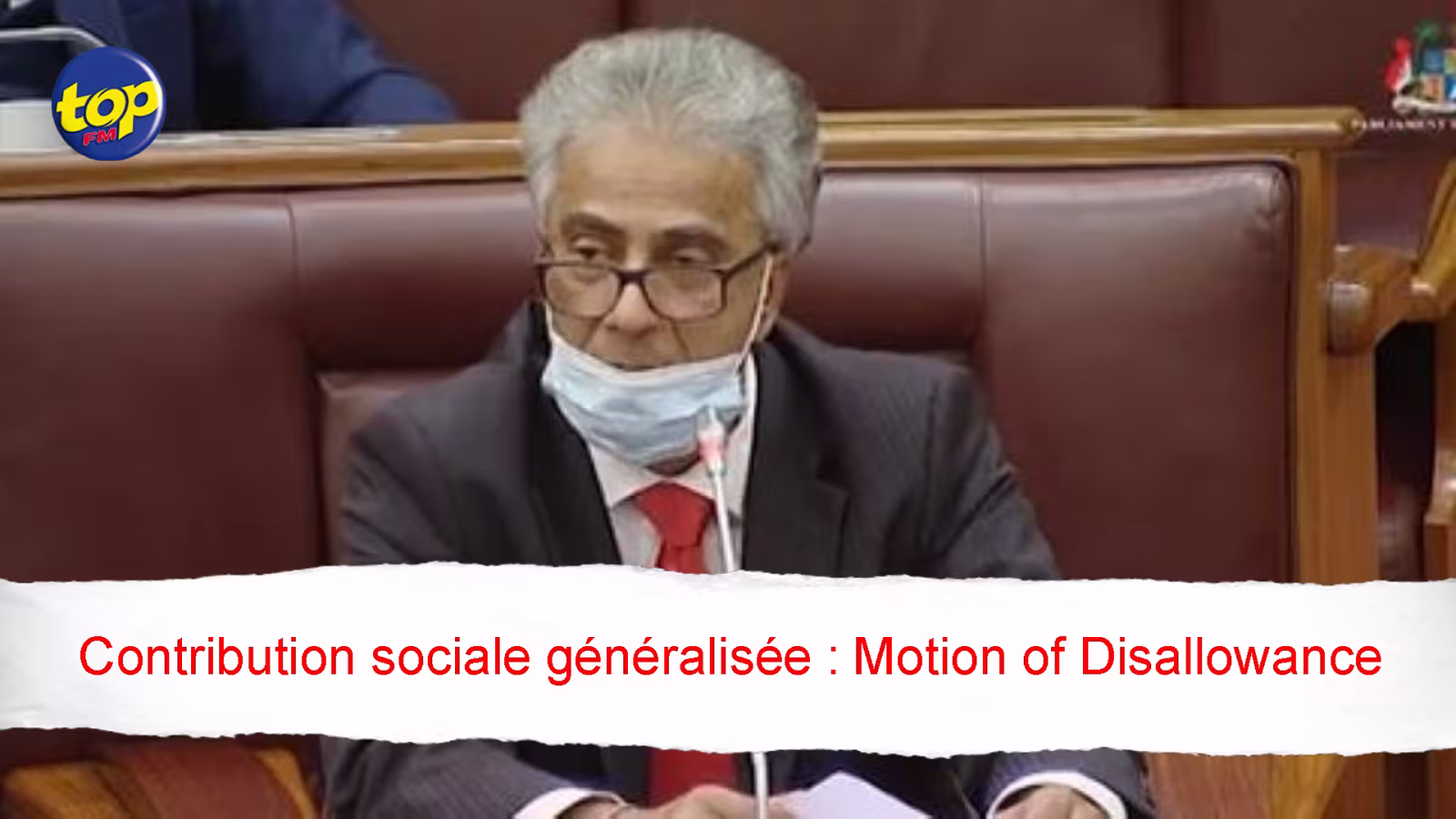 Contribution sociale généralisée : la Motion of Disallowance d’Arvin Boolell débattue ce soir au Parlement