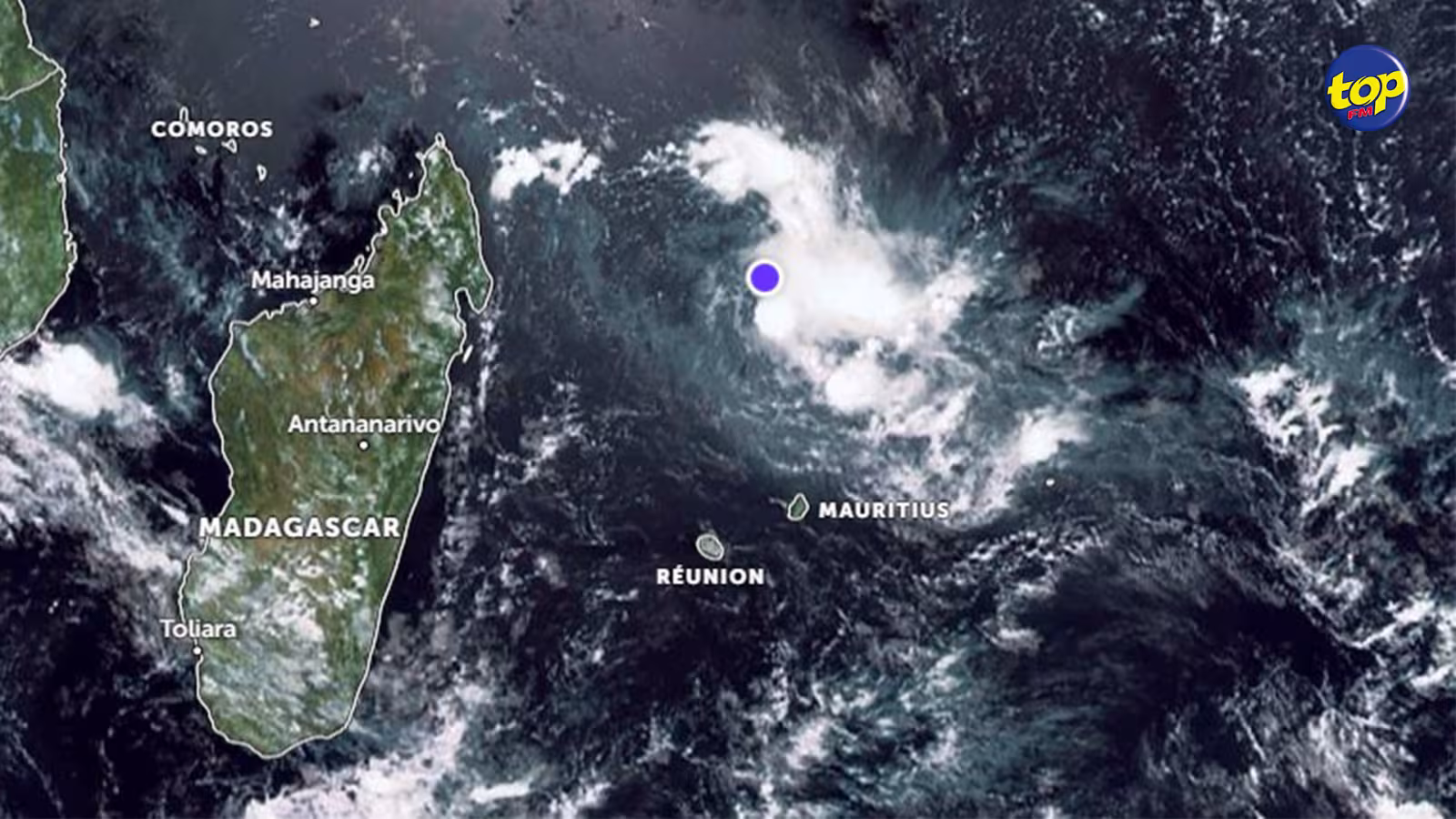 Perturbation tropicale se déplaçant vers le sud: des averses passagères attendues tard dans l’après-midi