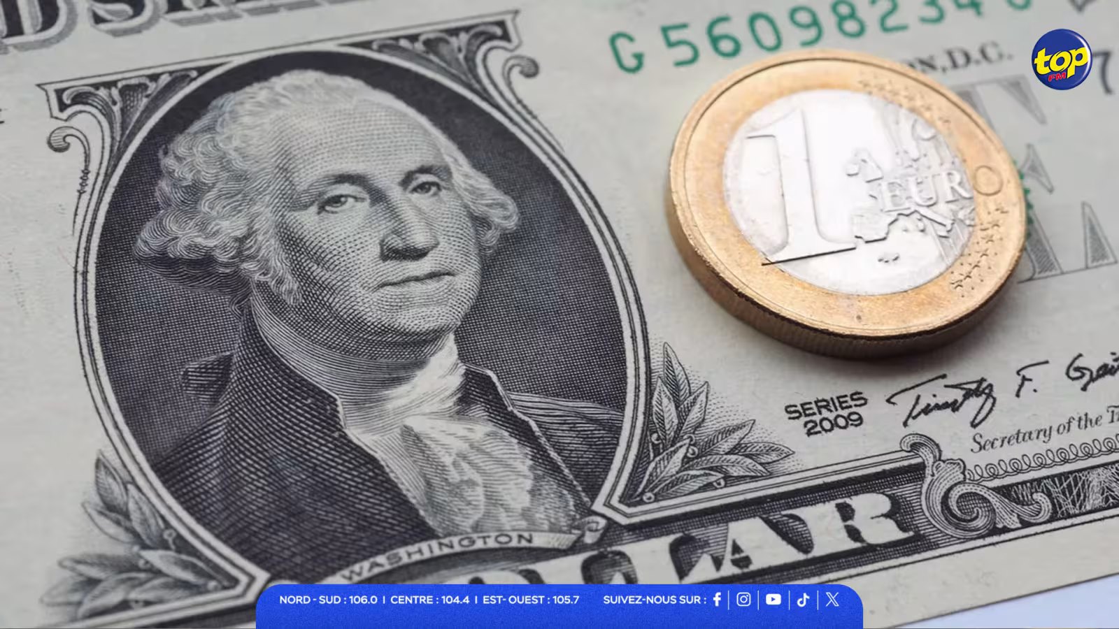 L'euro au plus haut depuis plus d'un an face au dollar
