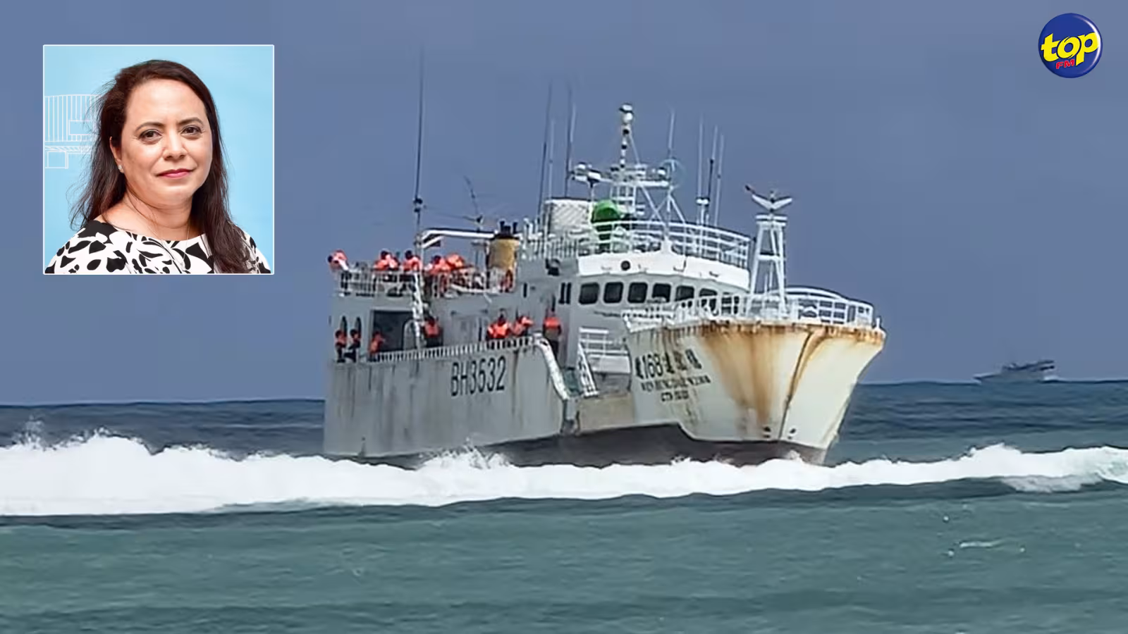 Le Weng Hang Dar 168 en difficulté au large de Pointe aux Sables : « Peut-être jusqu’à la fin de la soirée pou reisi remork le navire » indique Dorine Chukowry