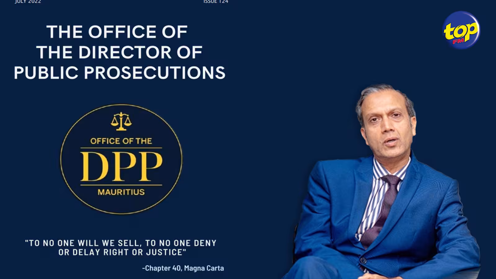 Première e-newsletter de son bureau depuis sa nomination : le DPP Rashid Ahmine veut apporter du changement pour une justice plus efficiente et rapide