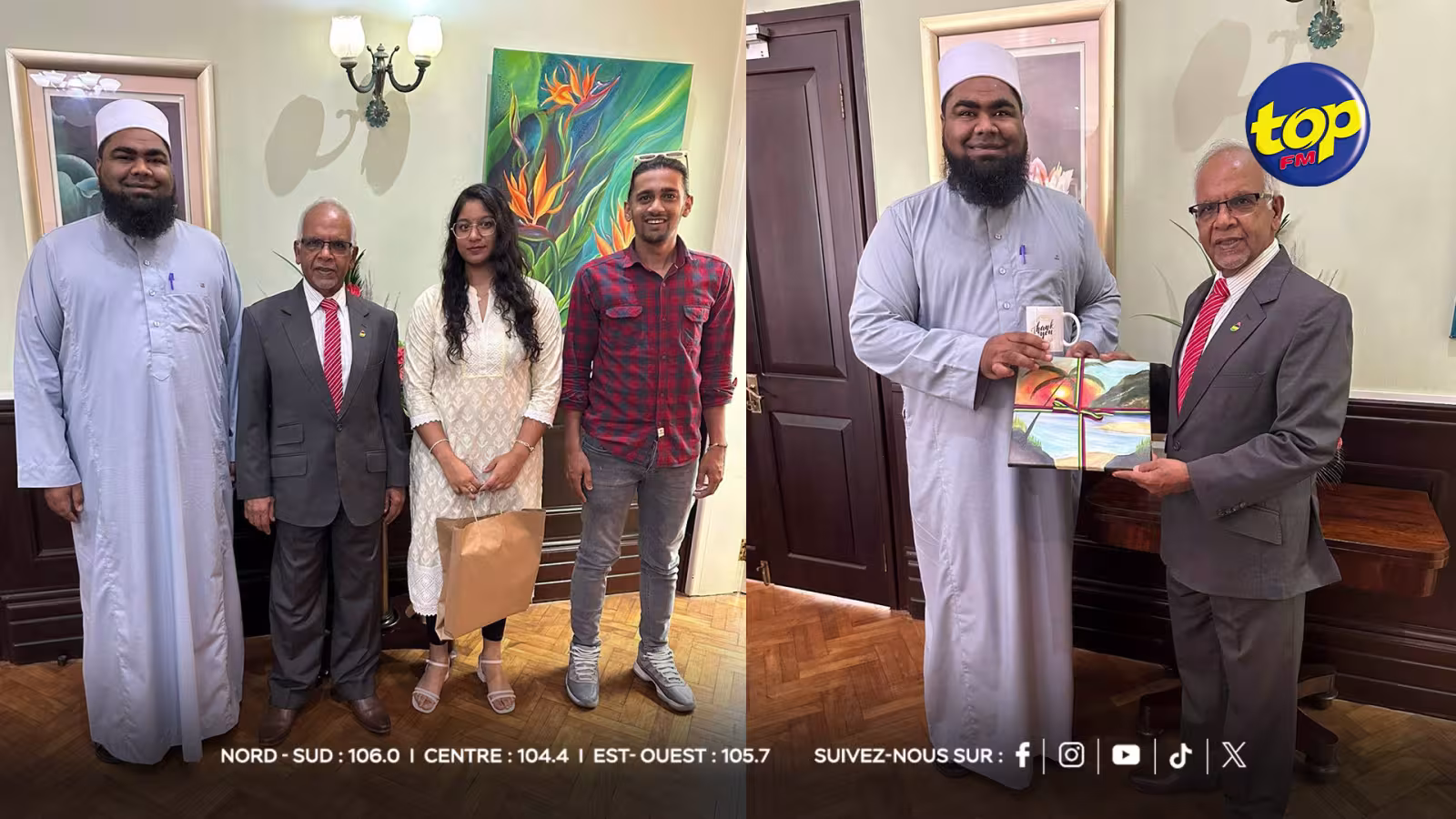 Dharambeer Gokhool et l’association M-Kids