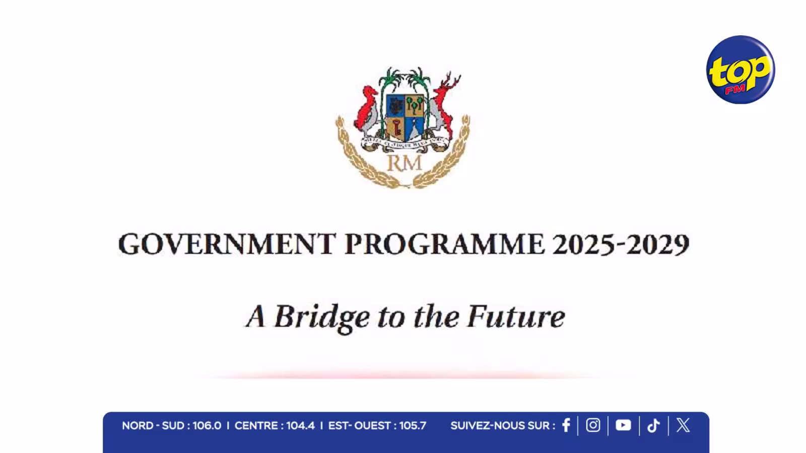 Discours-programme 2025-2029 : un an après, l’Alliance du Changement trace sa vision pour Maurice