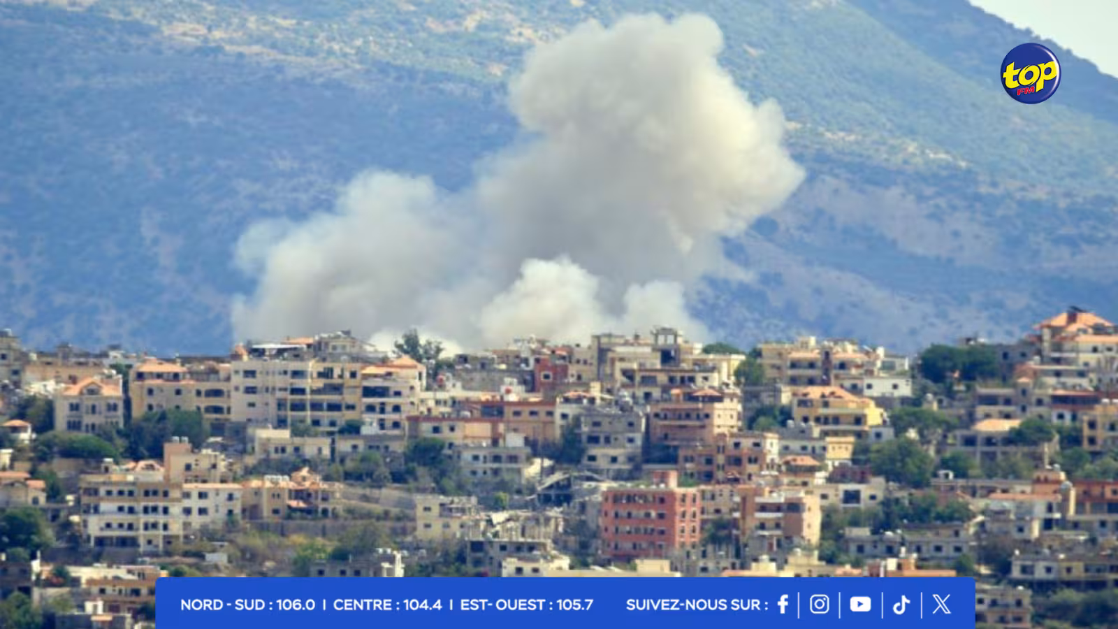 Explosions au Liban