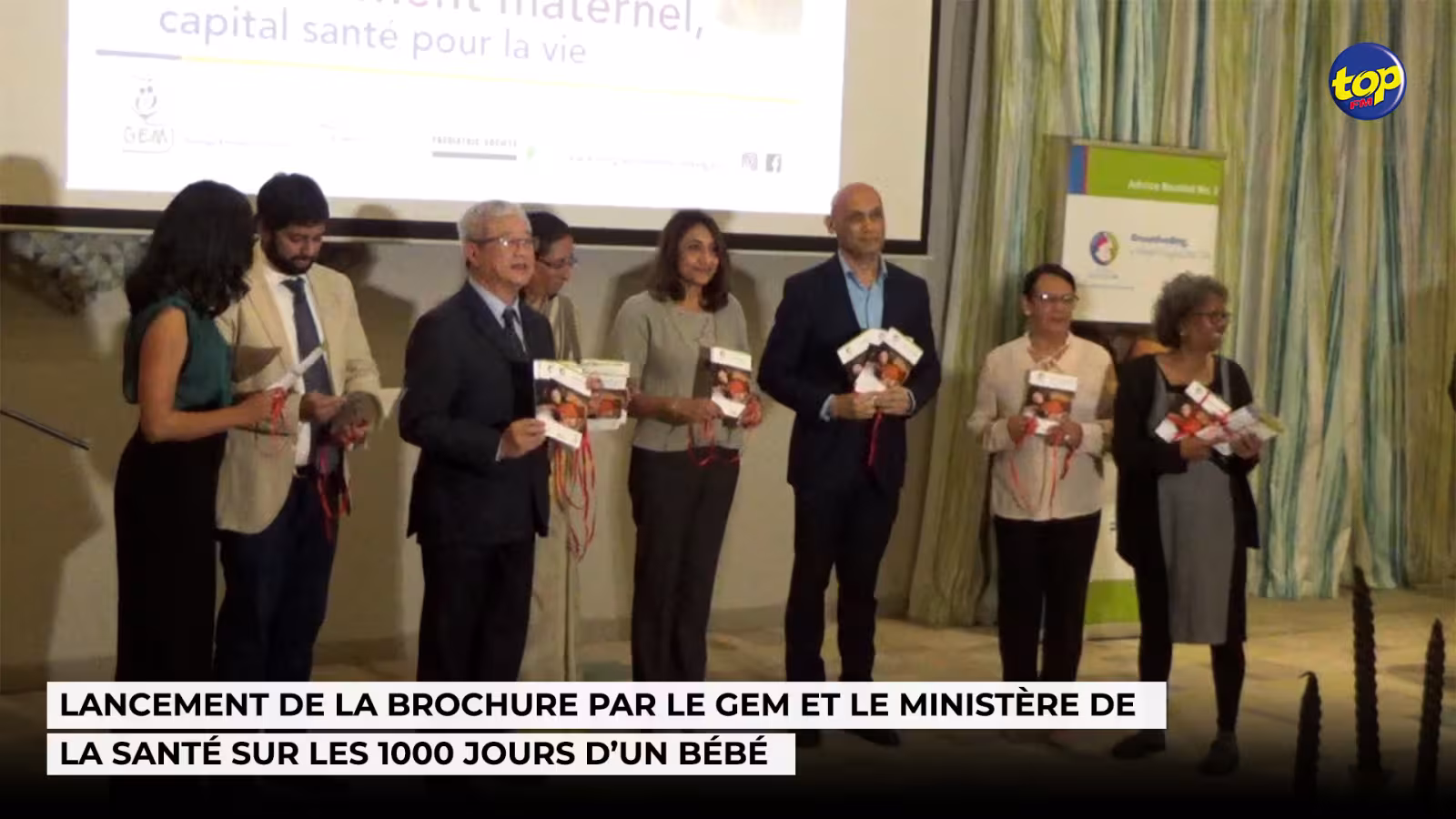 Lancement de la brochure par le GEM et le Ministère de la Santé sur les 1000 jours d’un bébé : « Enn bébé bizin pa enn accident… Bizin planifié tout, mem l’allaitement »
