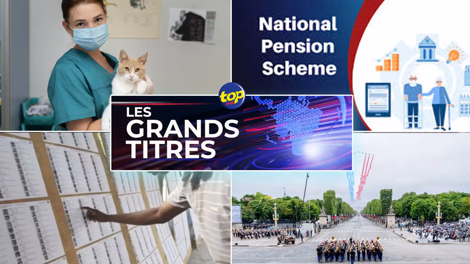 Les grands titres de Top Fm de ce lundi 14 Juilliet 2025