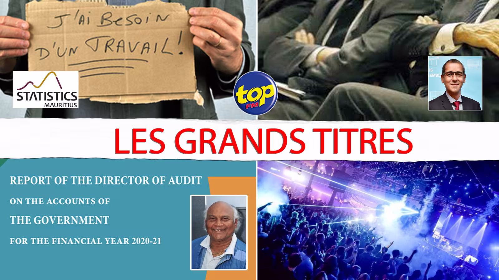 Les grands titres de Top Fm de ce vendredi 21 janvier 2022