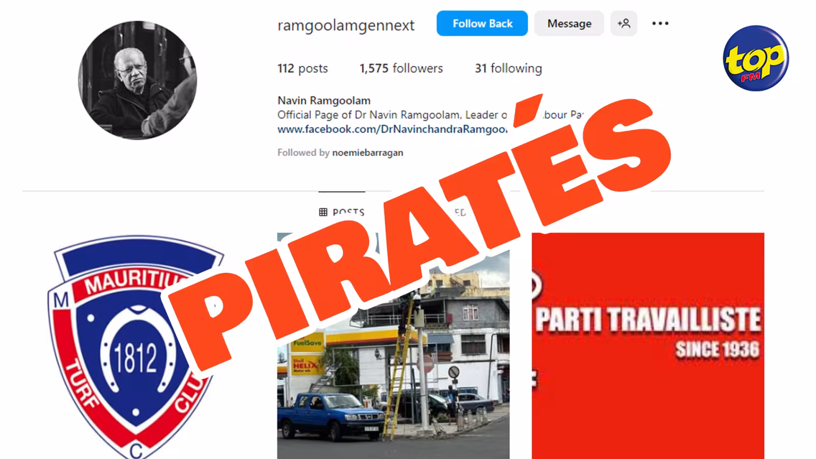 Informatique : Les comptes LinkedIn et Instagram de Navin Ramgoolam piratés