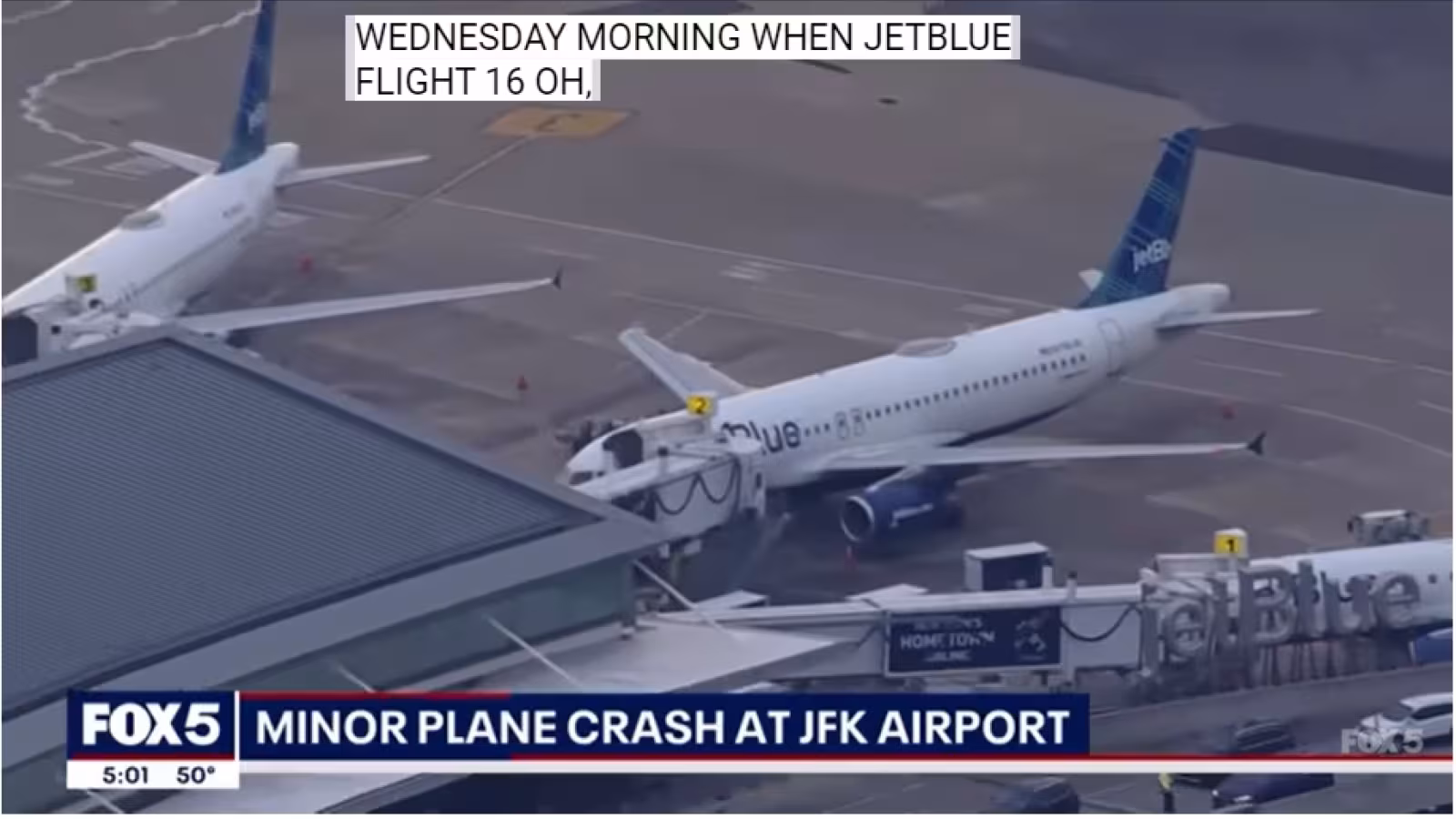 Accident : Un Boeing percute un avion stationné sur le tarmac