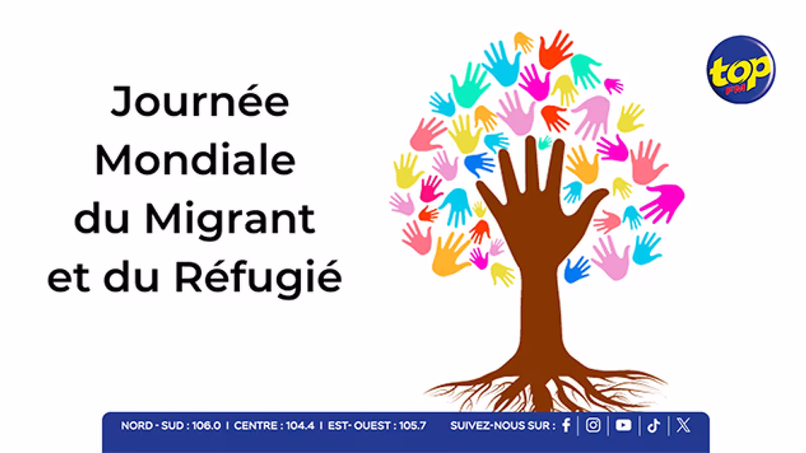 Journée mondiale du migrant et du réfugié