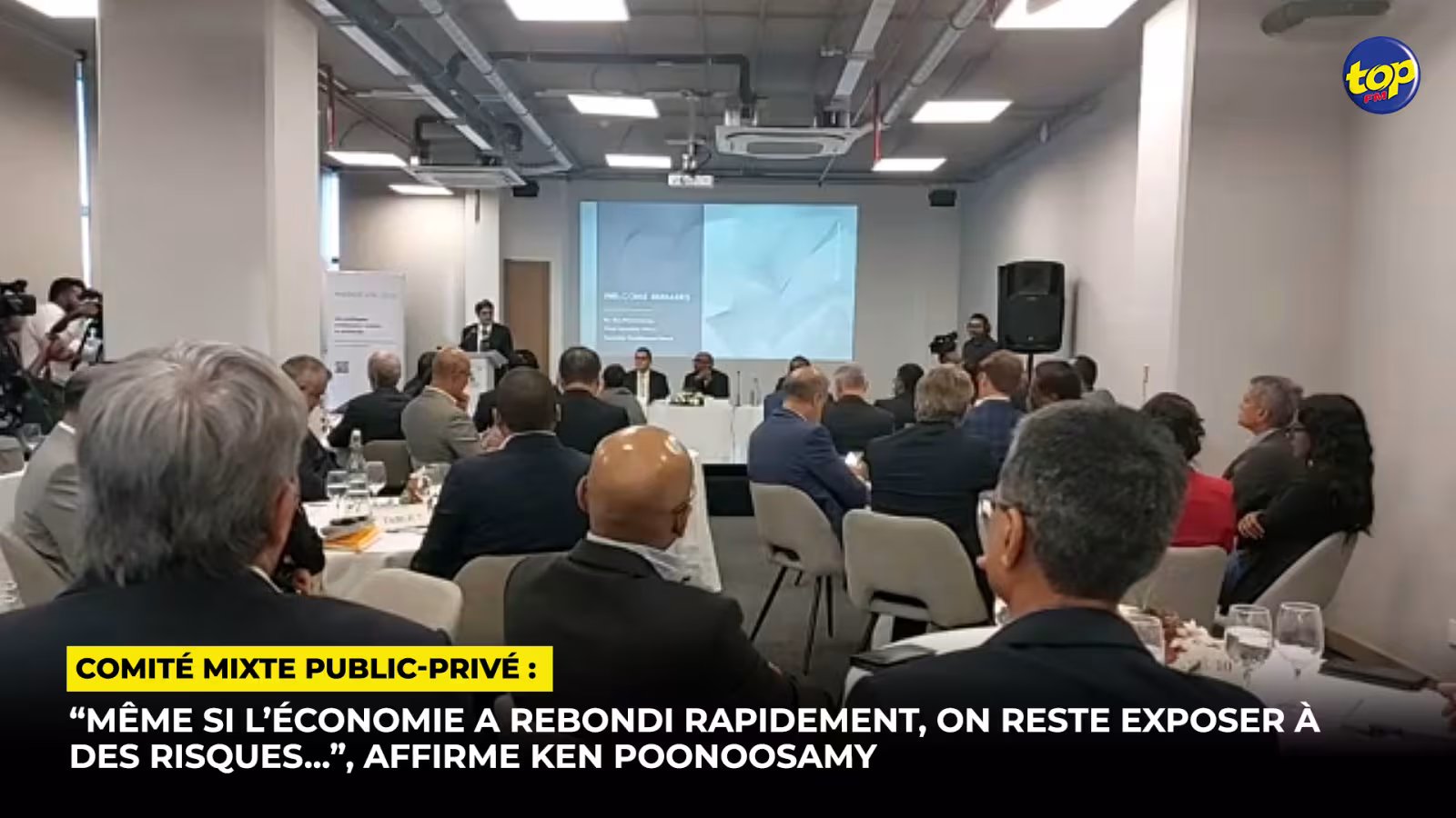 Comité mixte Public-Privé : “Même si l’économie a rebondi rapidement, on reste exposer à des risques…”, affirme Ken Poonoosamy