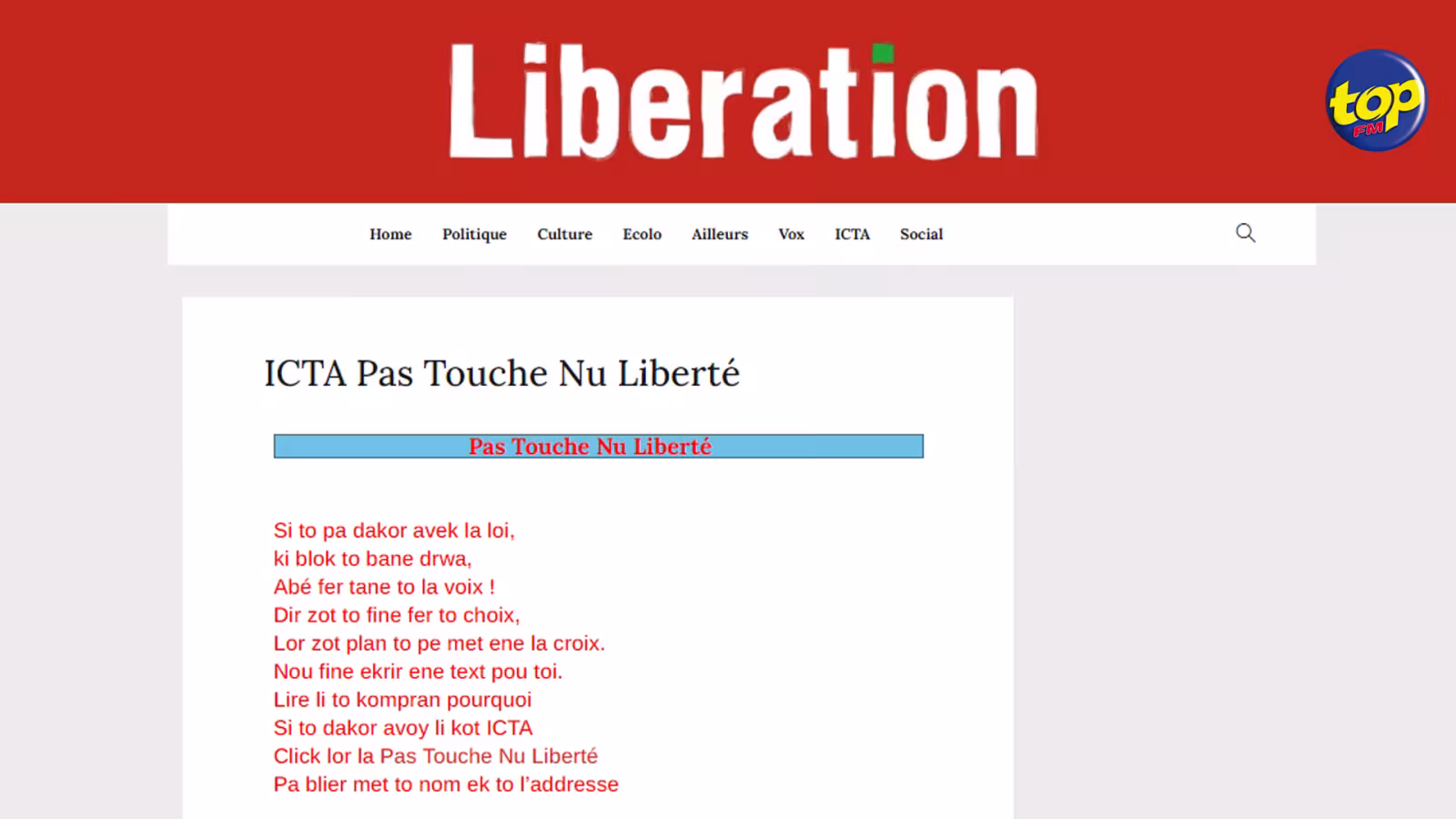 Propositions de l’ICTA visant à contrôler les réseaux sociaux : Vous avez jusqu’à 23h59 pour soumettre vos commentaires