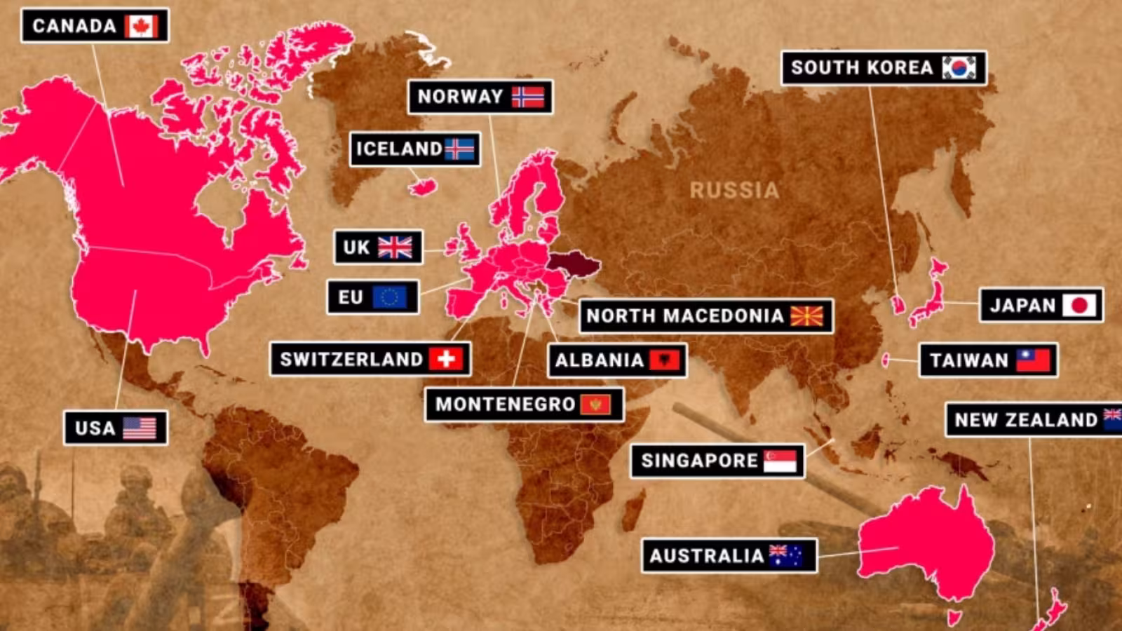 Maurice ne fait pas partie des 48 pays sur lesquels la Russie se vengera