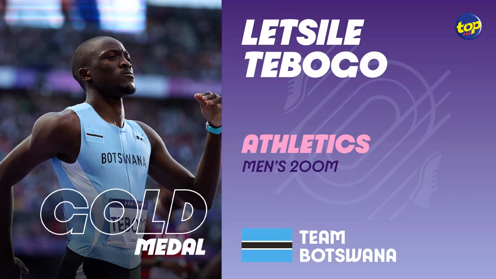 Letsile Tebogo s'offre l'or sur 200m
