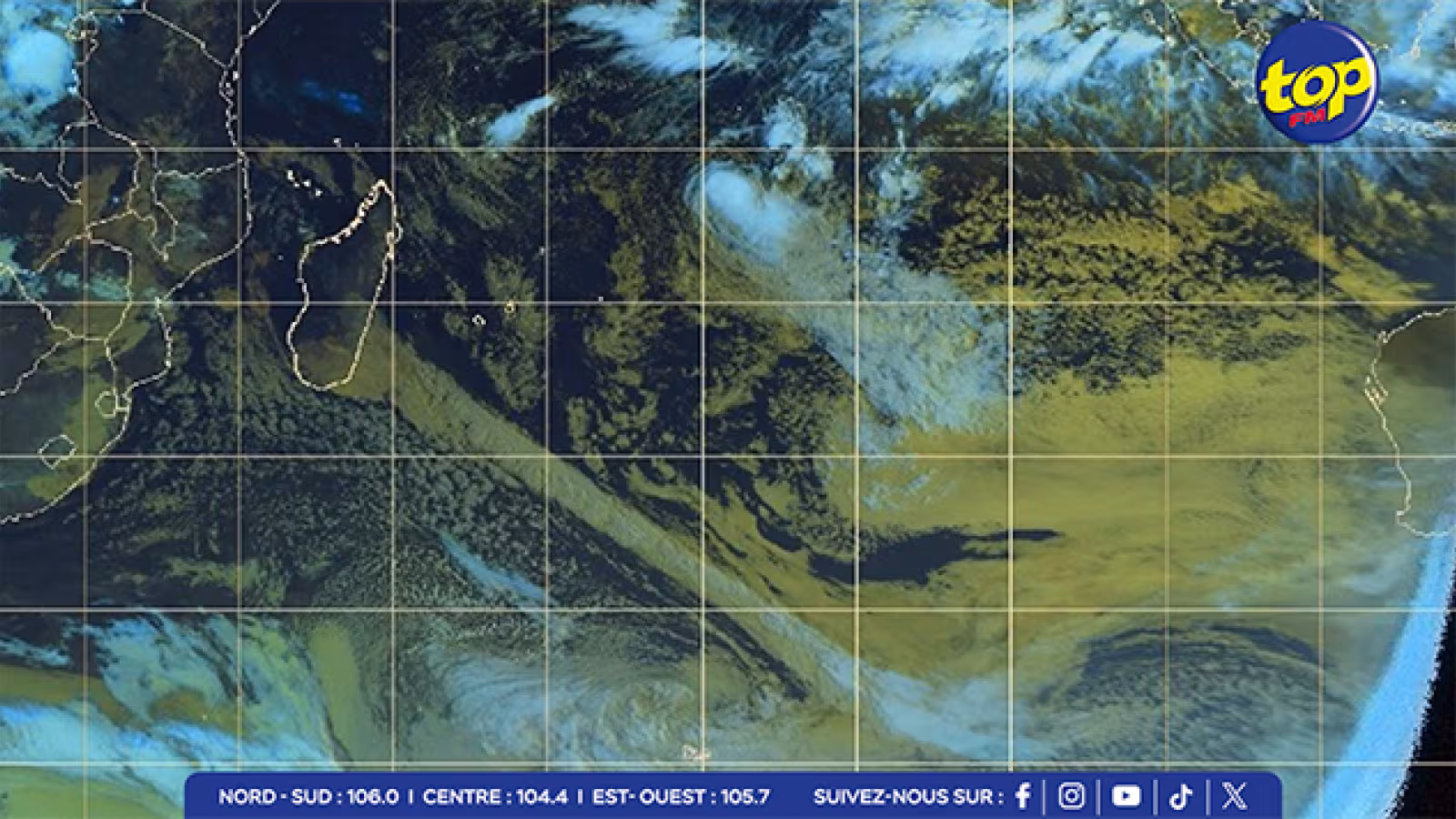 Météo: Possible tempête tropicale prévue à Diego Garcia