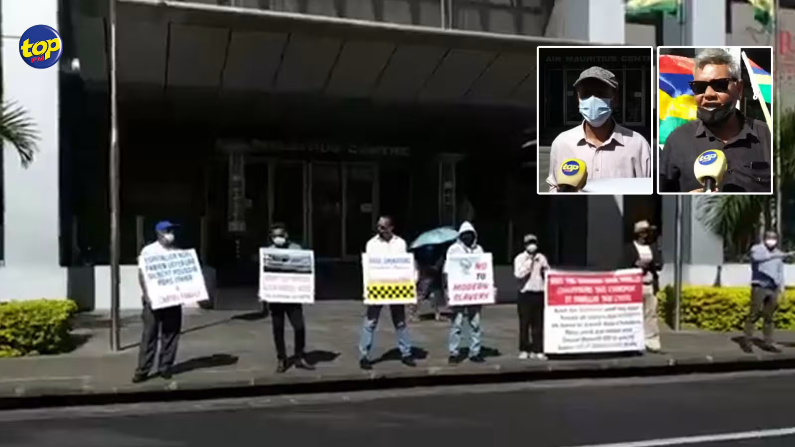 Manifestation devant le Parlement ce lundi : « Nous allons poursuivre la manifestation tant que notre voix ne sera pas entendue », affirment les taximen basés à l’aéroport